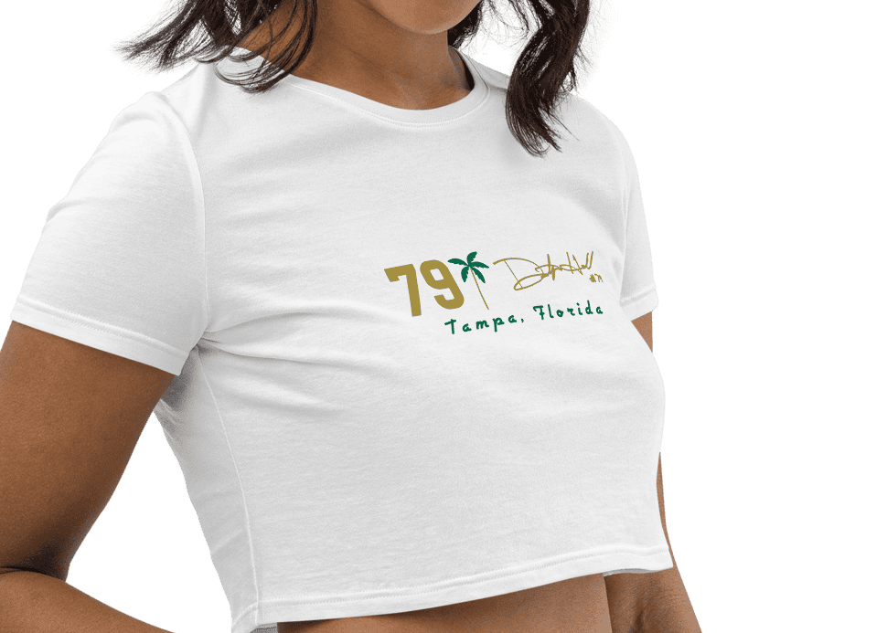 Dustyn Hall | Player Patch Organic Crop Top - Clutch - Clothing