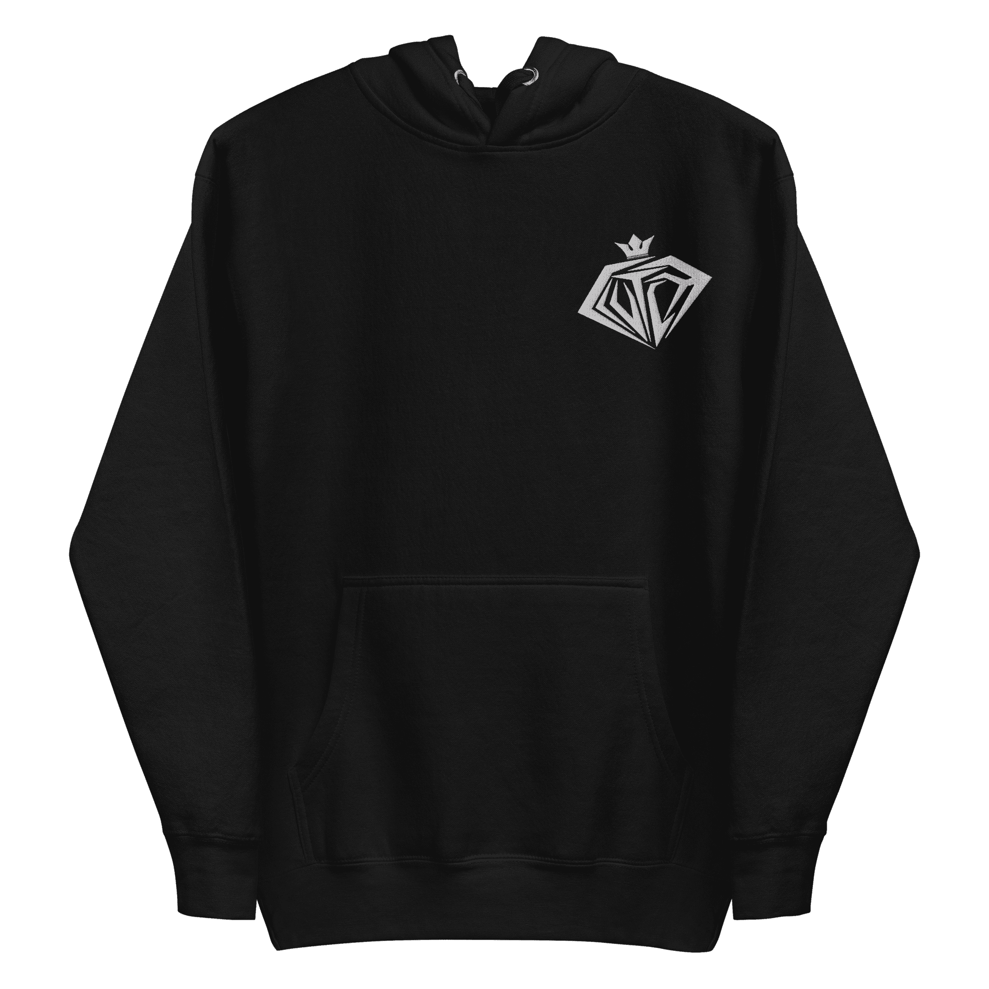 Embroidered Embroidered Hoodie - Clutch - Clothing