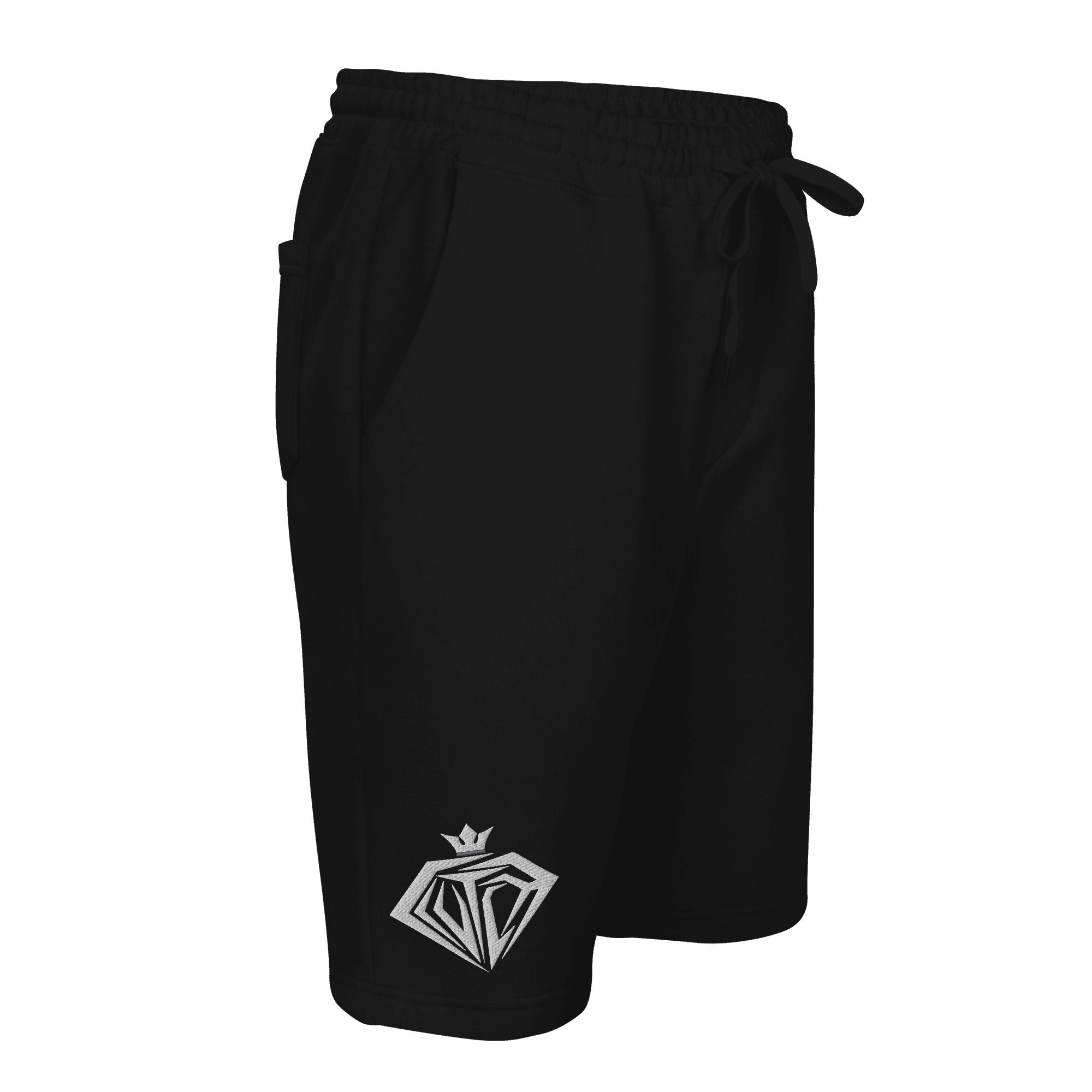 Embroidered Fleece Shorts - Clutch - Clothing