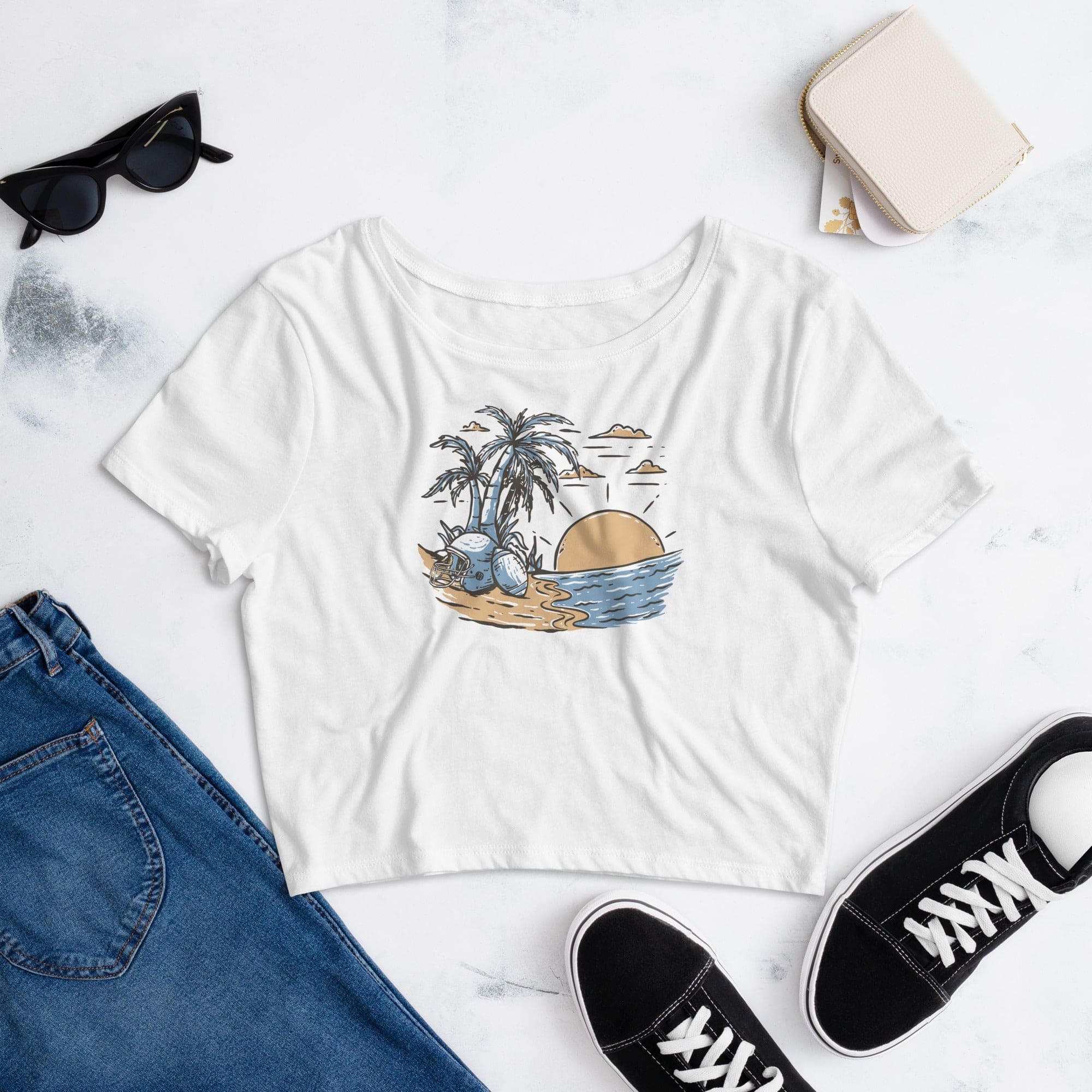 Florida Heat Crop Tee - Clutch - Clothing