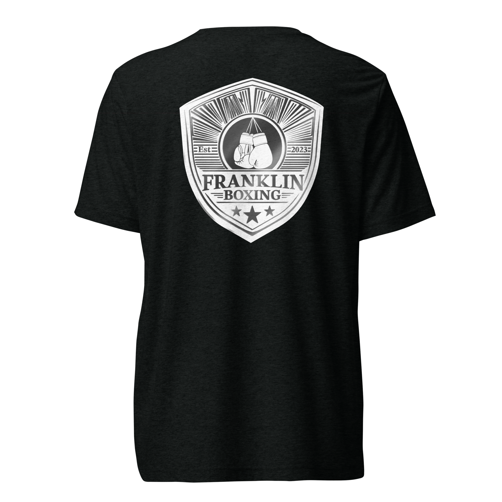 Franklin Boxing | White Performance Shirt Printed Back - Clutch -