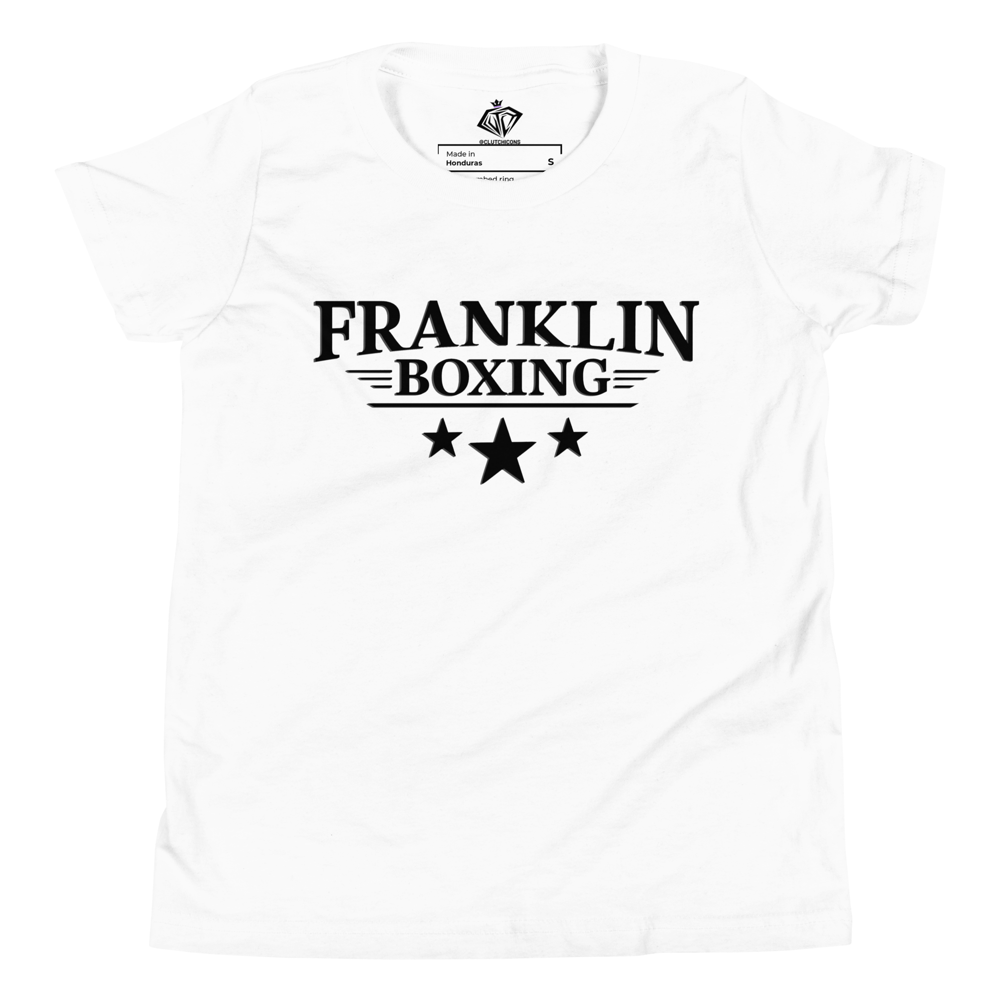 Franklin Boxing | Youth Black Staple Cotton Shirt - Clutch -