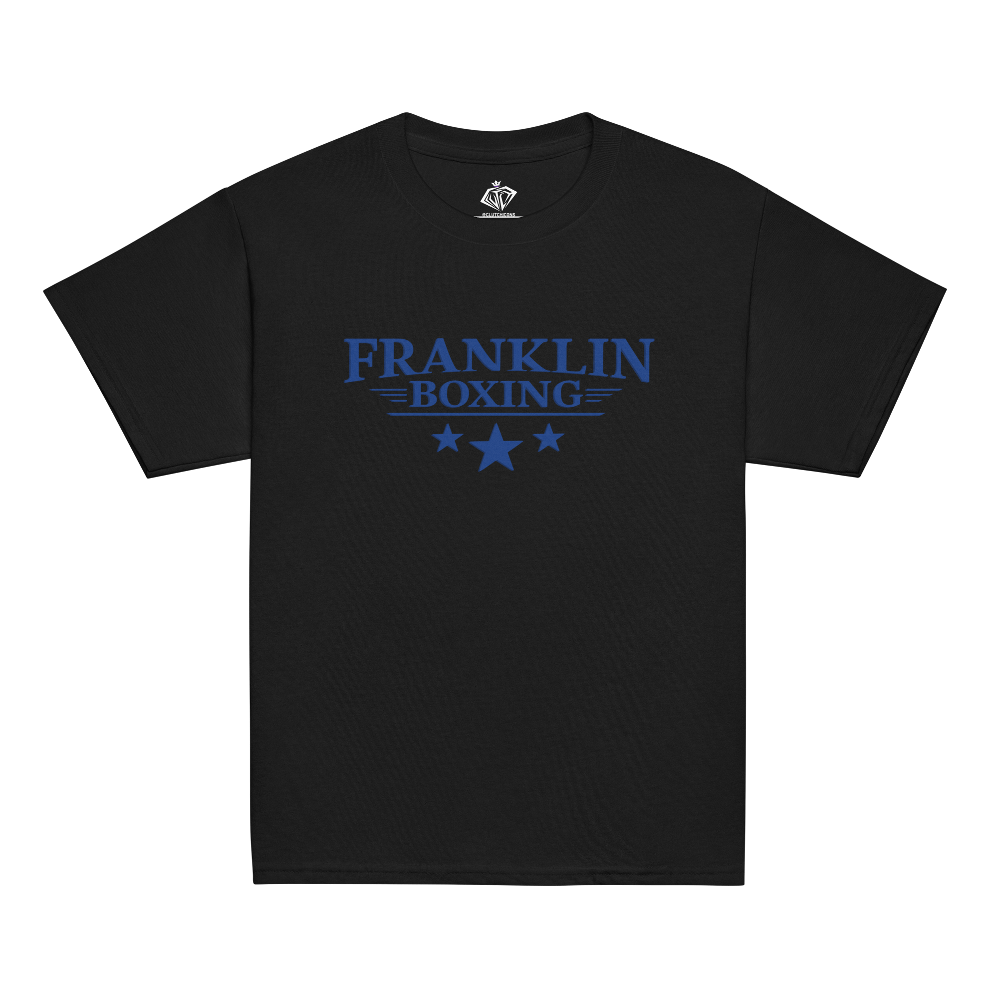 Franklin Boxing | Youth Blue Classic Cotton Shirt - Clutch -