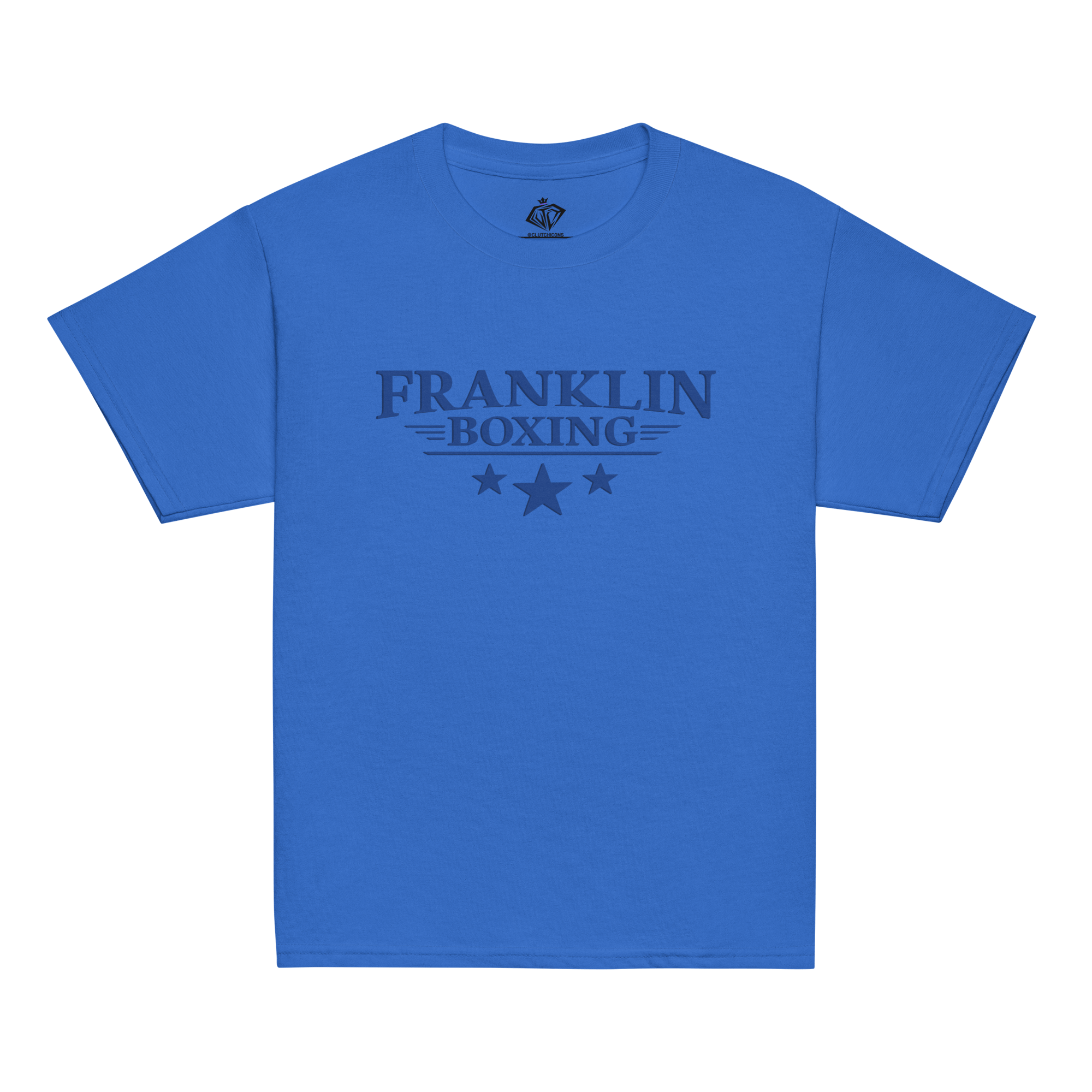 Franklin Boxing | Youth Blue Classic Cotton Shirt - Clutch -