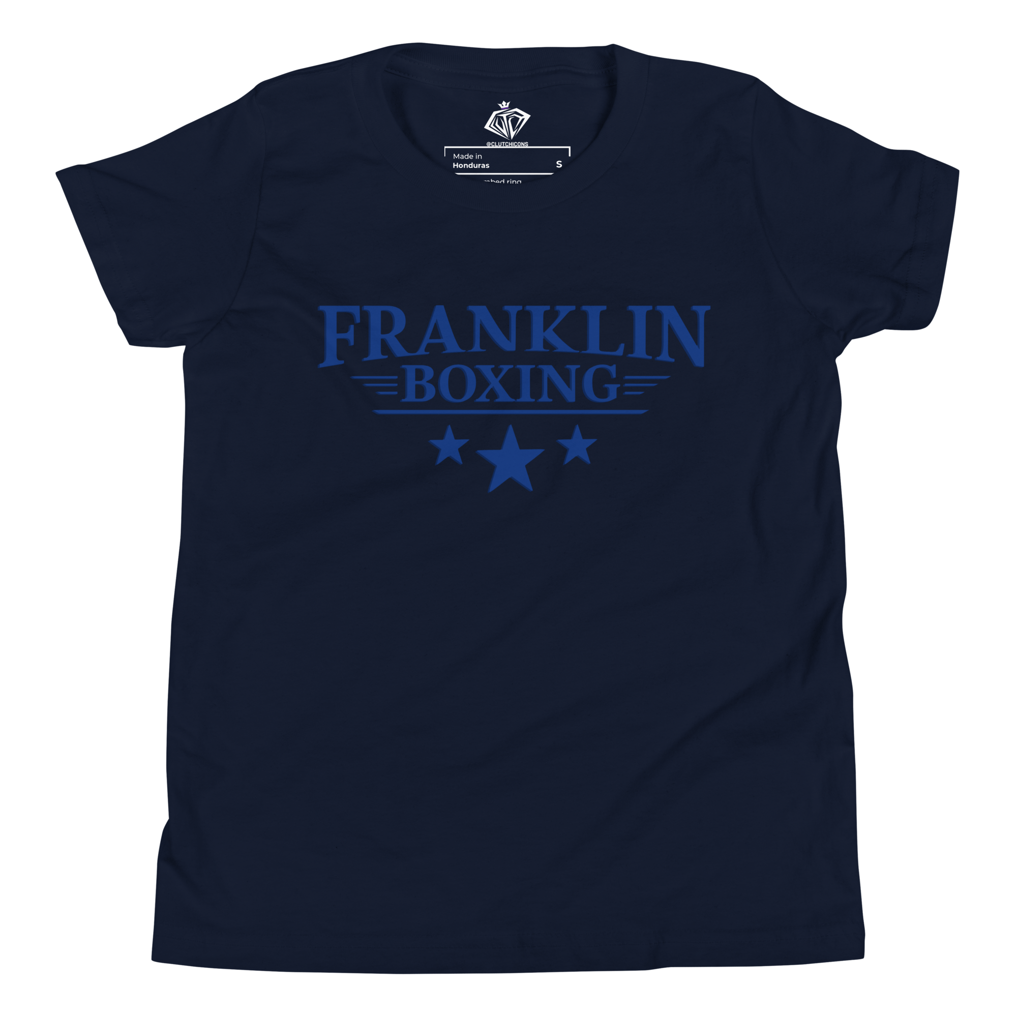 Franklin Boxing | Youth Blue Staple Cotton Shirt - Clutch -