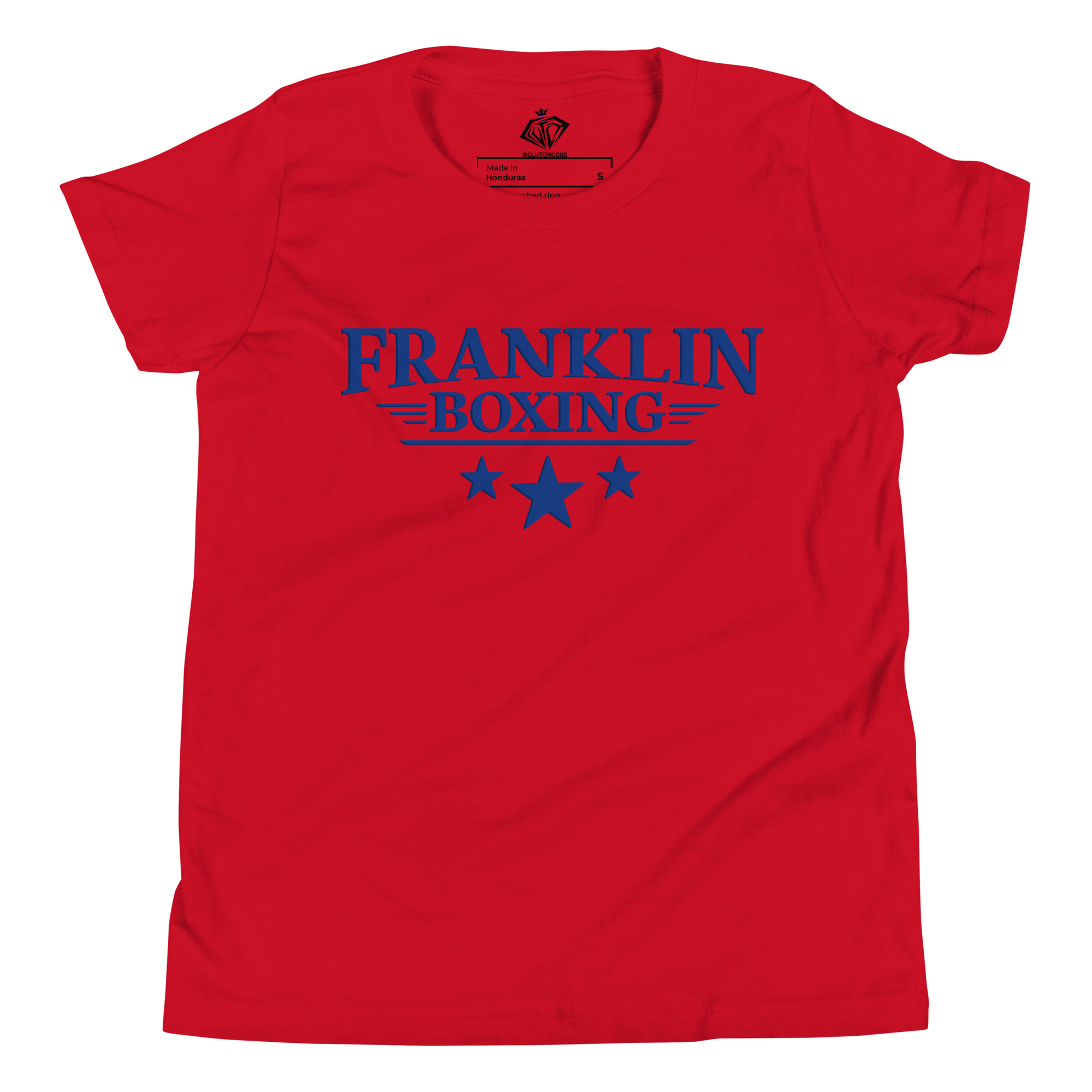 Franklin Boxing | Youth Blue Staple Cotton Shirt - Clutch -