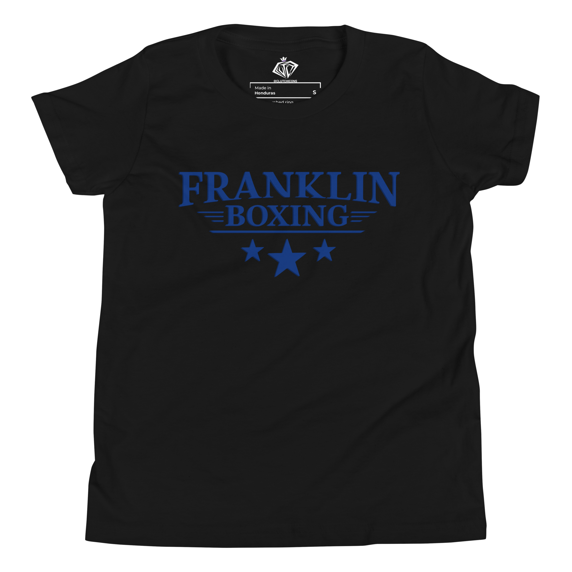 Franklin Boxing | Youth Blue Staple Cotton Shirt - Clutch -
