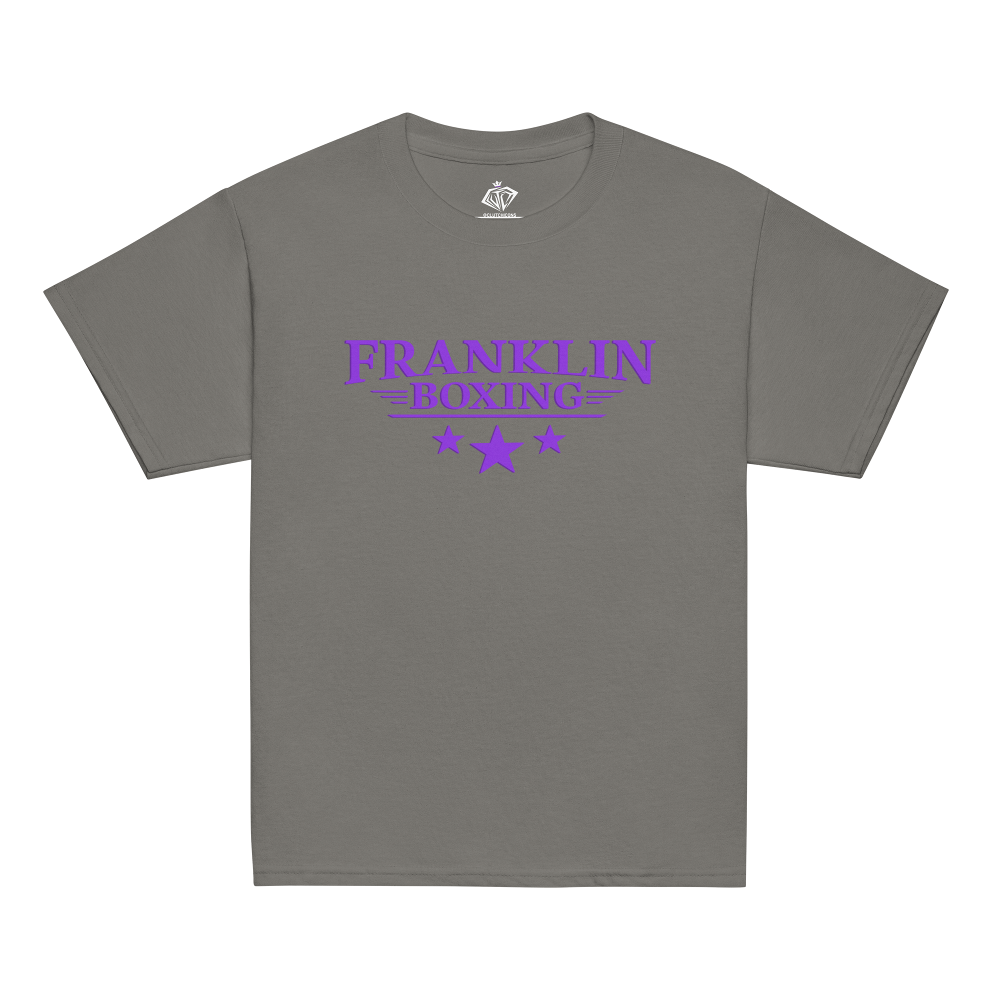 Franklin Boxing | Youth Purple Classic Cotton Shirt - Clutch -
