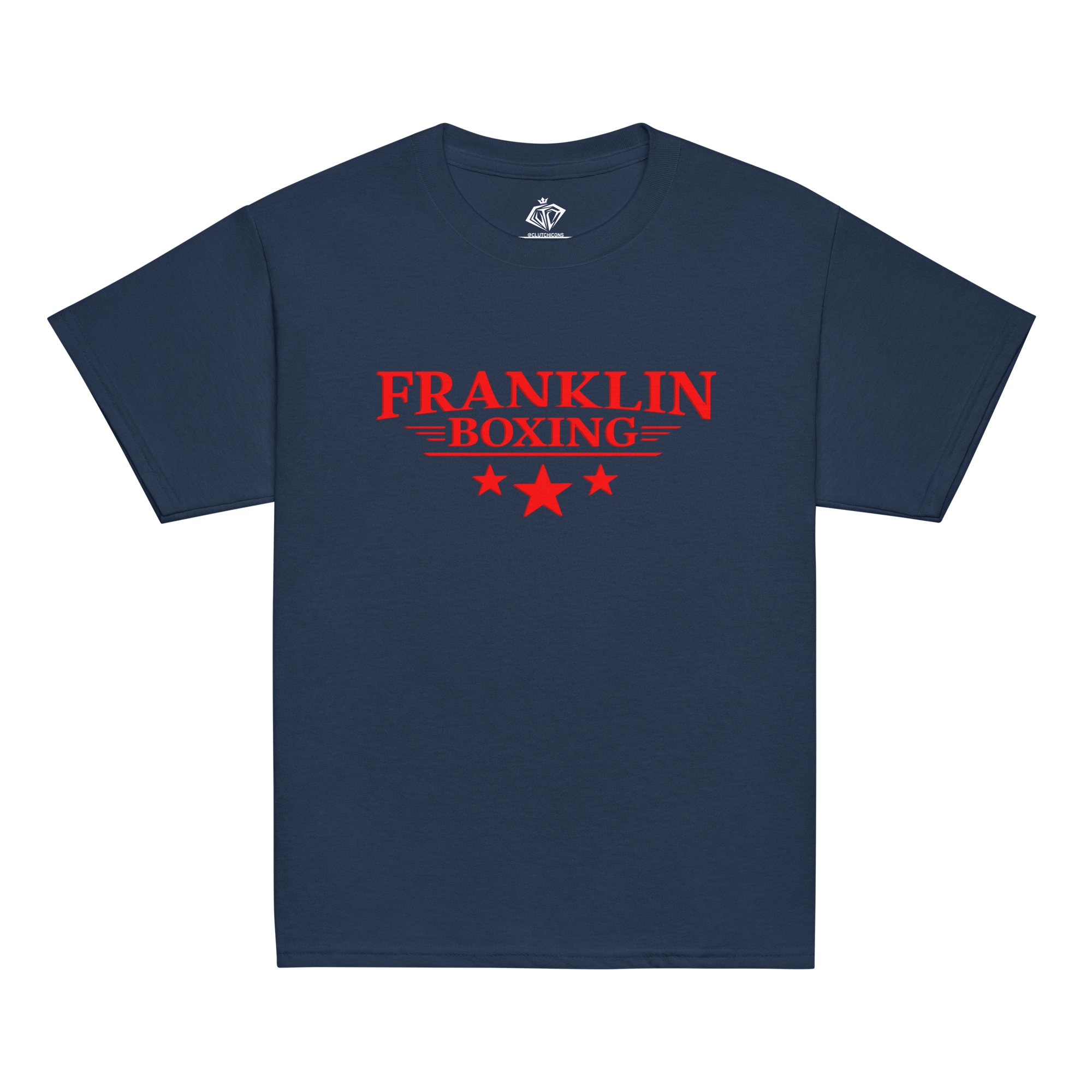Franklin Boxing | Youth Red Classic Cotton Shirt - Clutch -