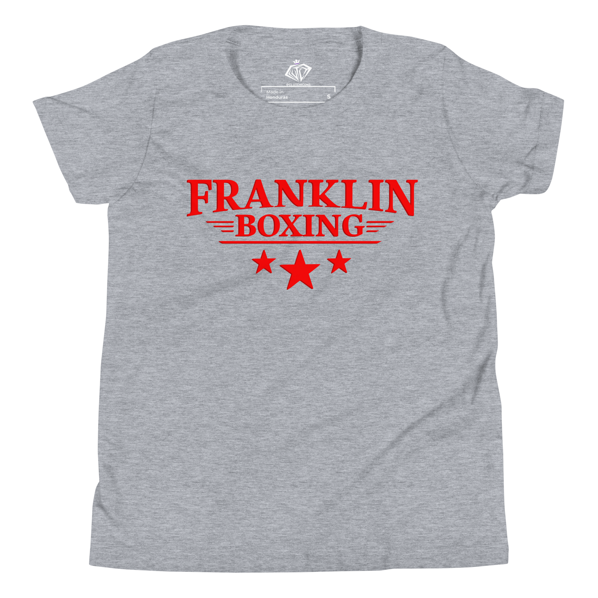 Franklin Boxing | Youth Red Staple Cotton Shirt - Clutch -
