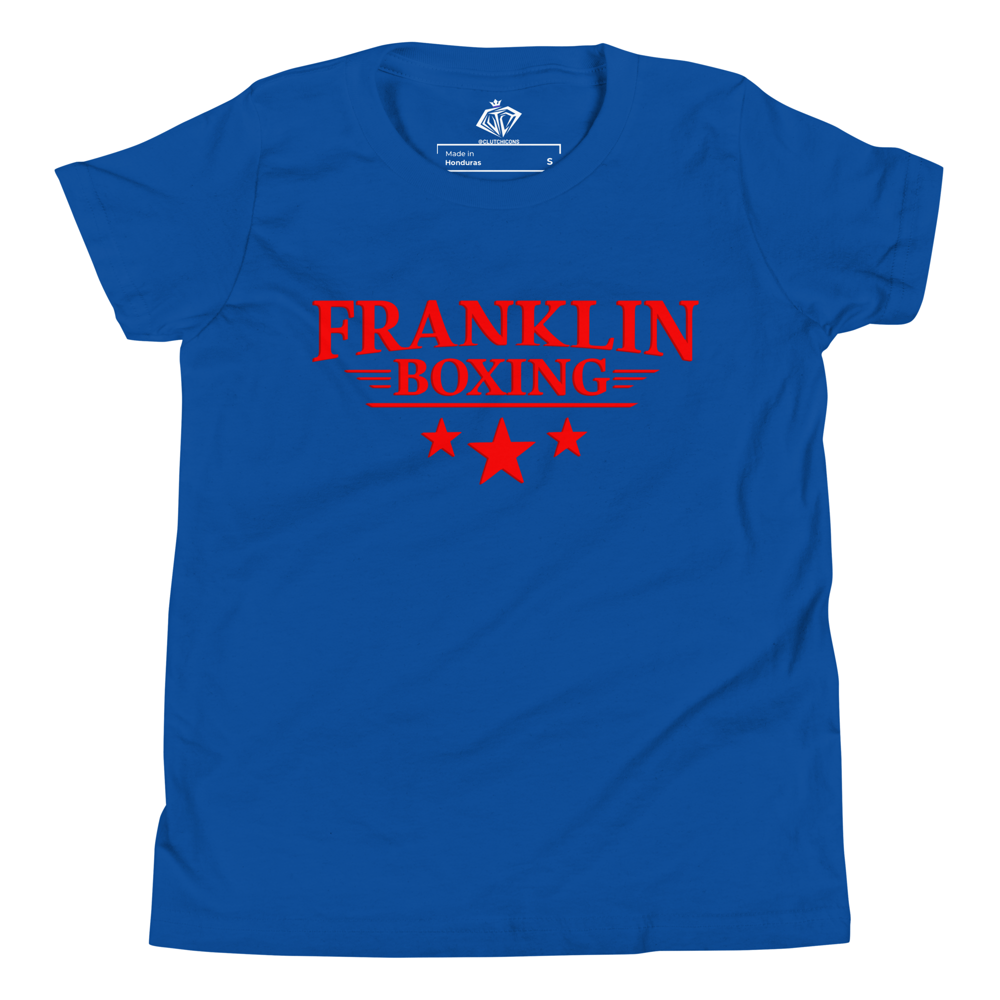 Franklin Boxing | Youth Red Staple Cotton Shirt - Clutch -