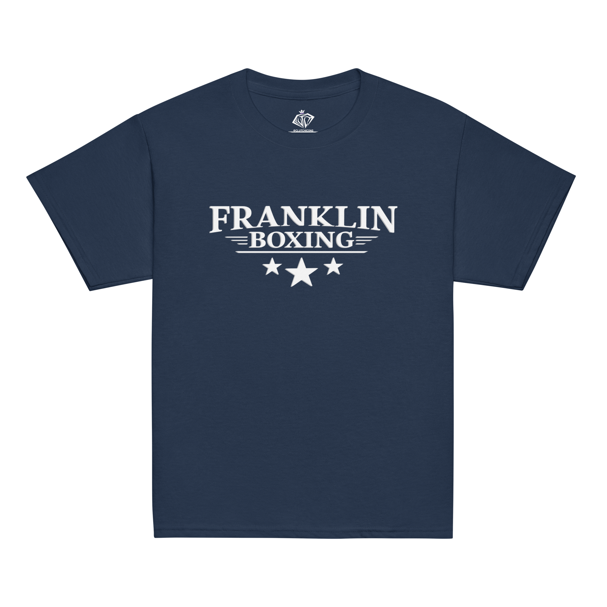 Franklin Boxing | Youth White Classic Cotton Shirt - Clutch - Clothing