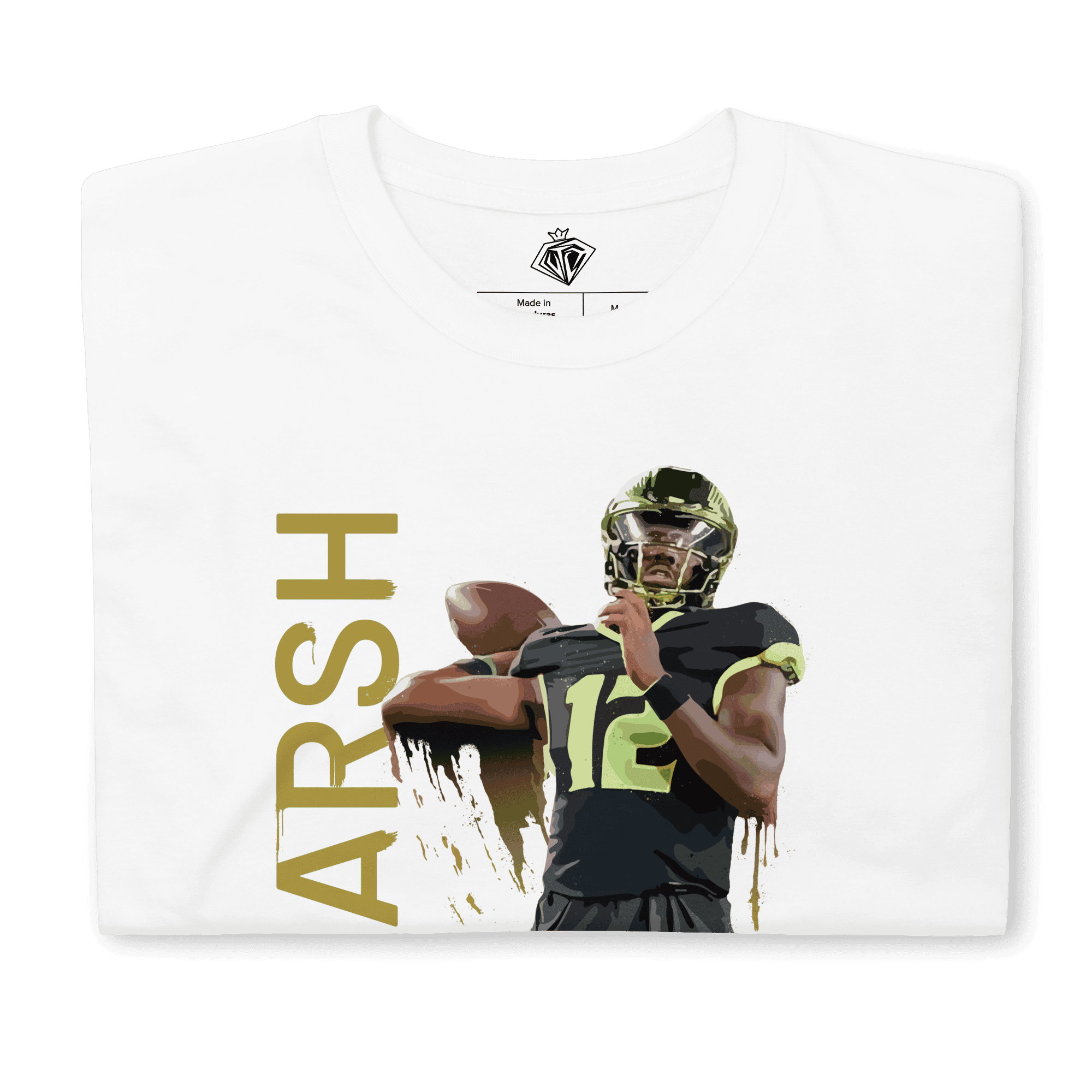 Katravis Marsh | Mural Front Print T-shirt - Clutch - Clothing