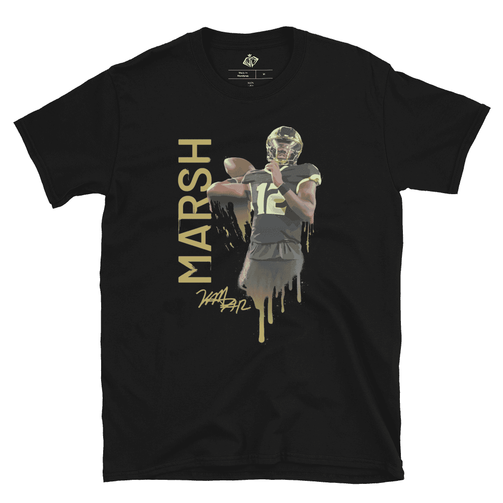 Katravis Marsh | Mural Front Print T-shirt - Clutch - Clothing