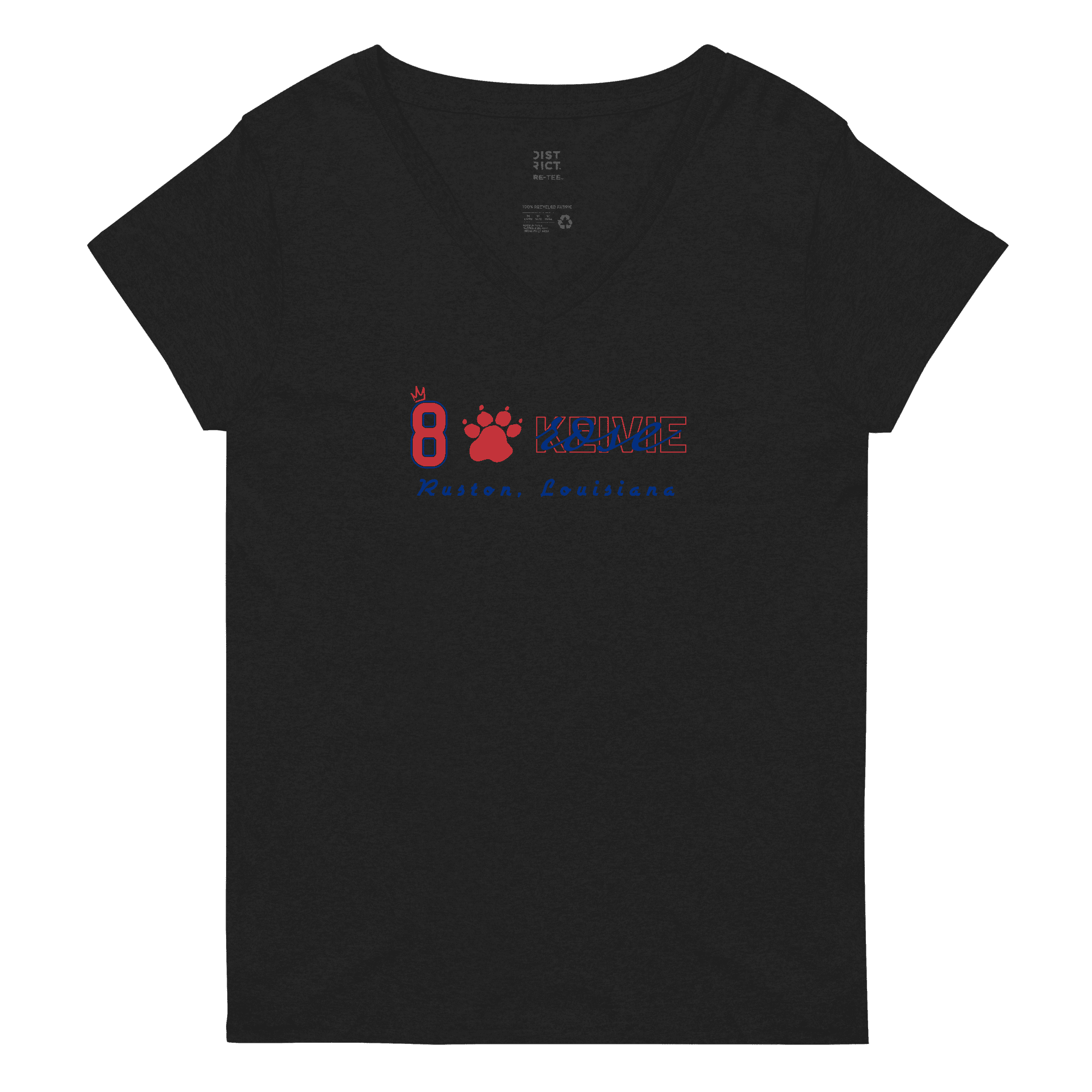 Keivie Rose | Player Patch V-neck T-shirt - Clutch -