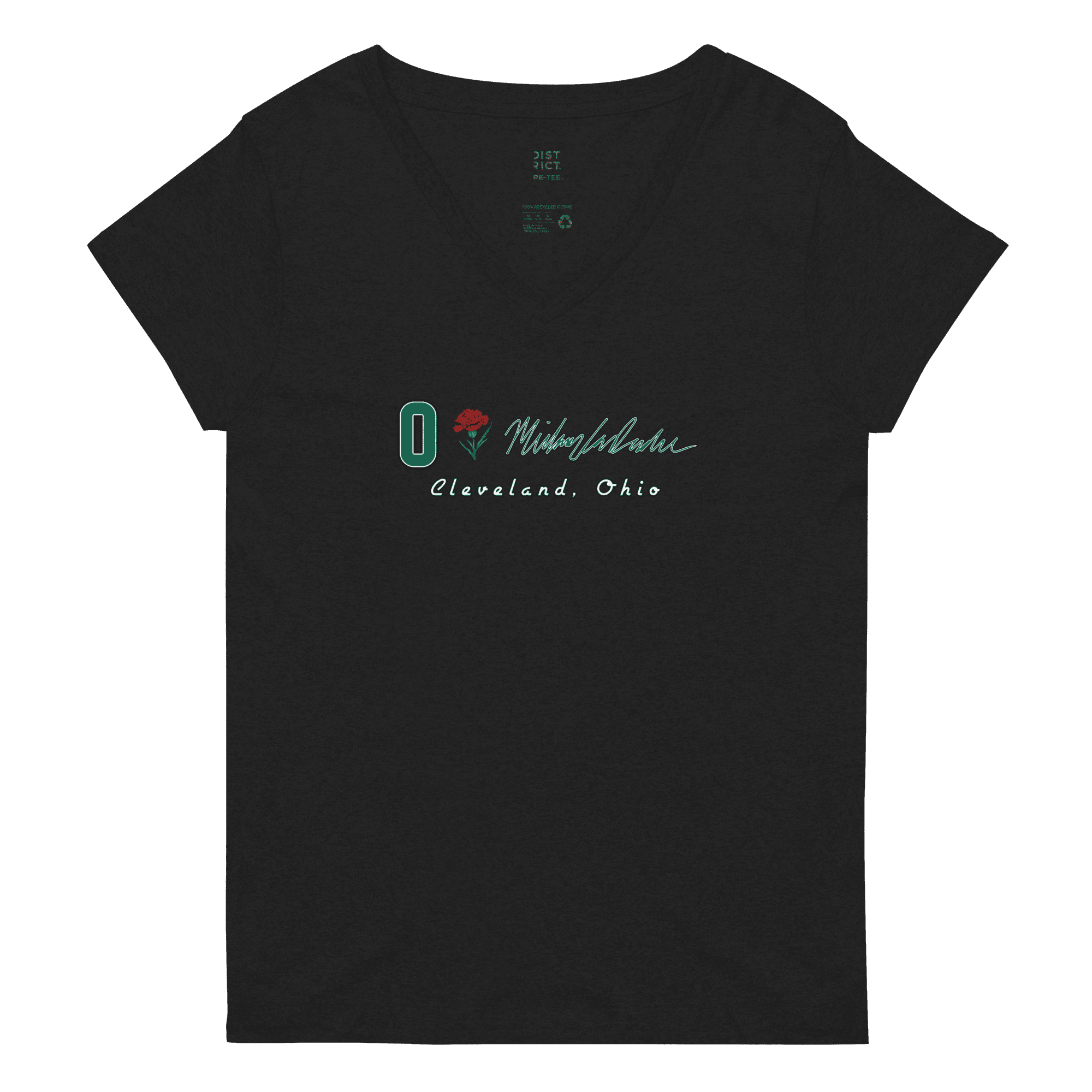 Mickayla Perdue | Player Patch V-neck T-shirt - Clutch -