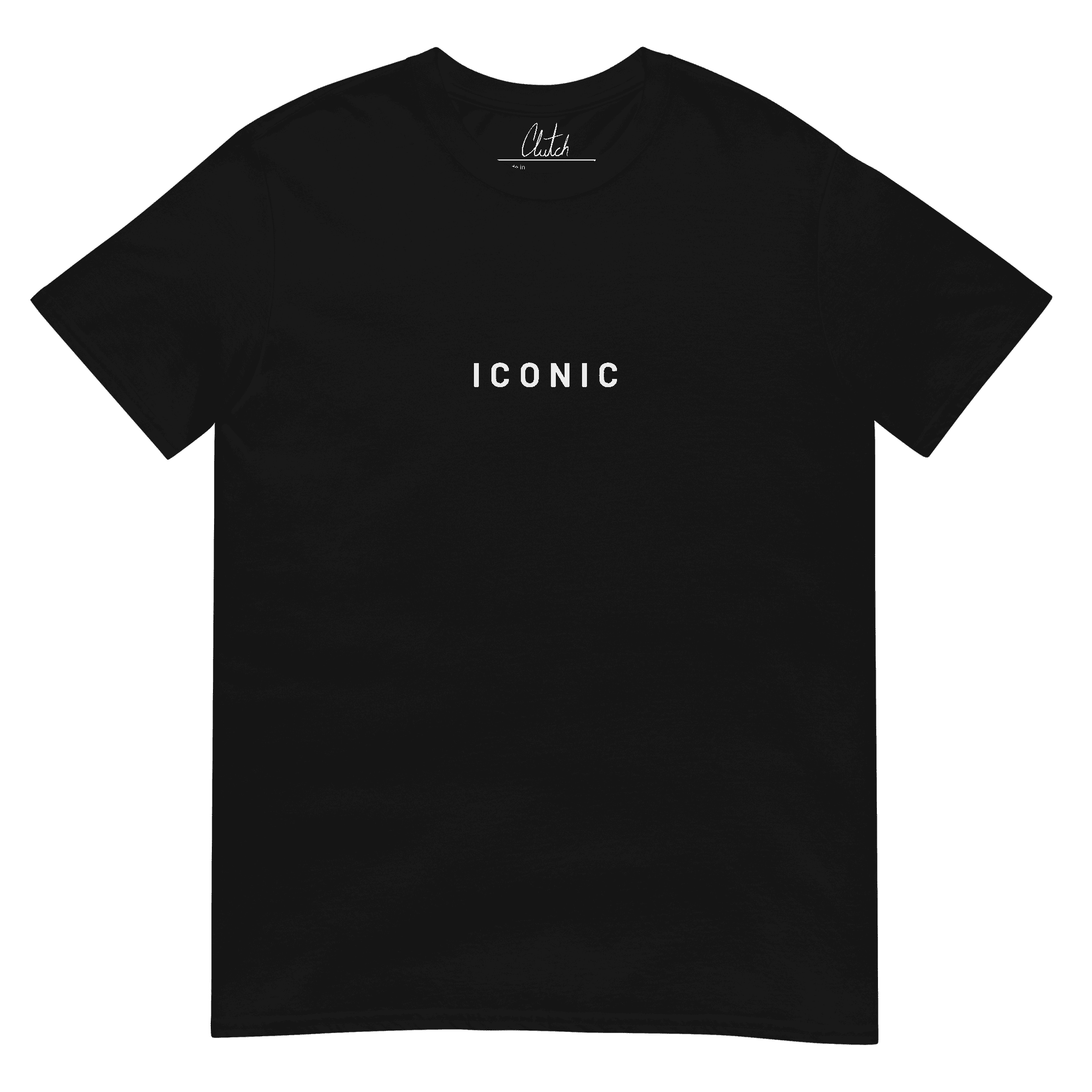 Touch Greatness | Back Print Classic Cotton T-shirt - Clutch -
