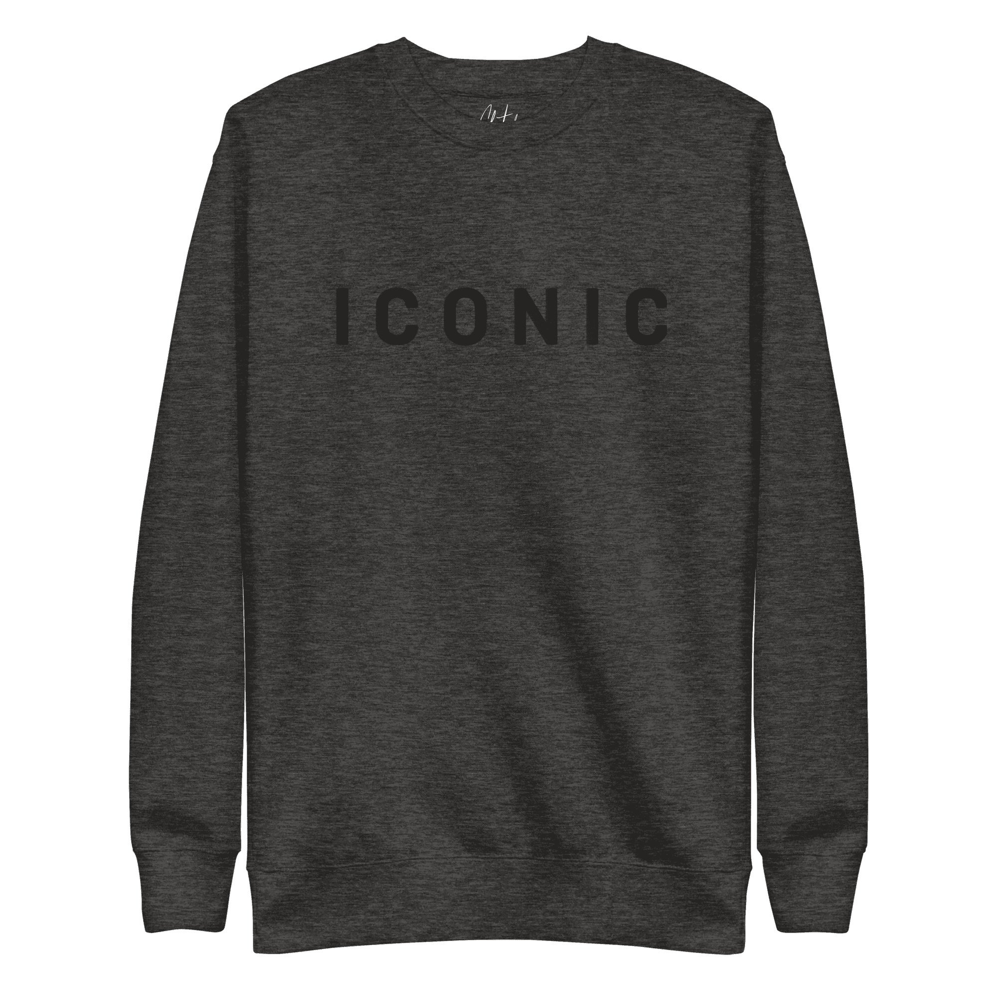 Touch Greatness | Back Print Crewneck Sweatshirt - Clutch -