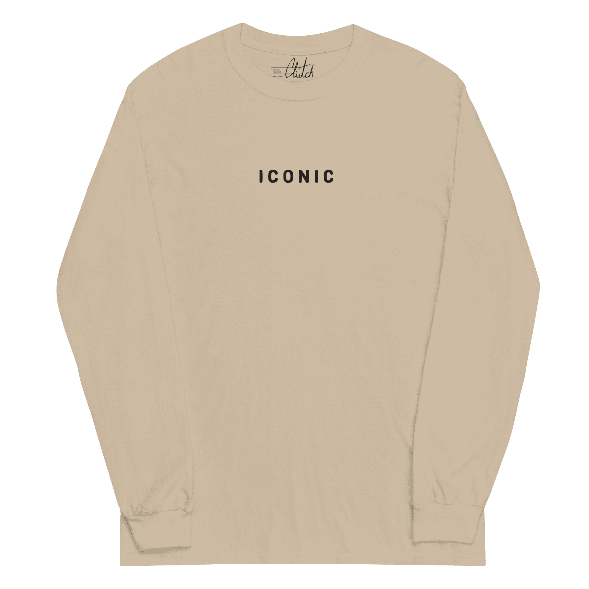 Touch Greatness | Back Print Long Sleeve Shirt - Clutch -