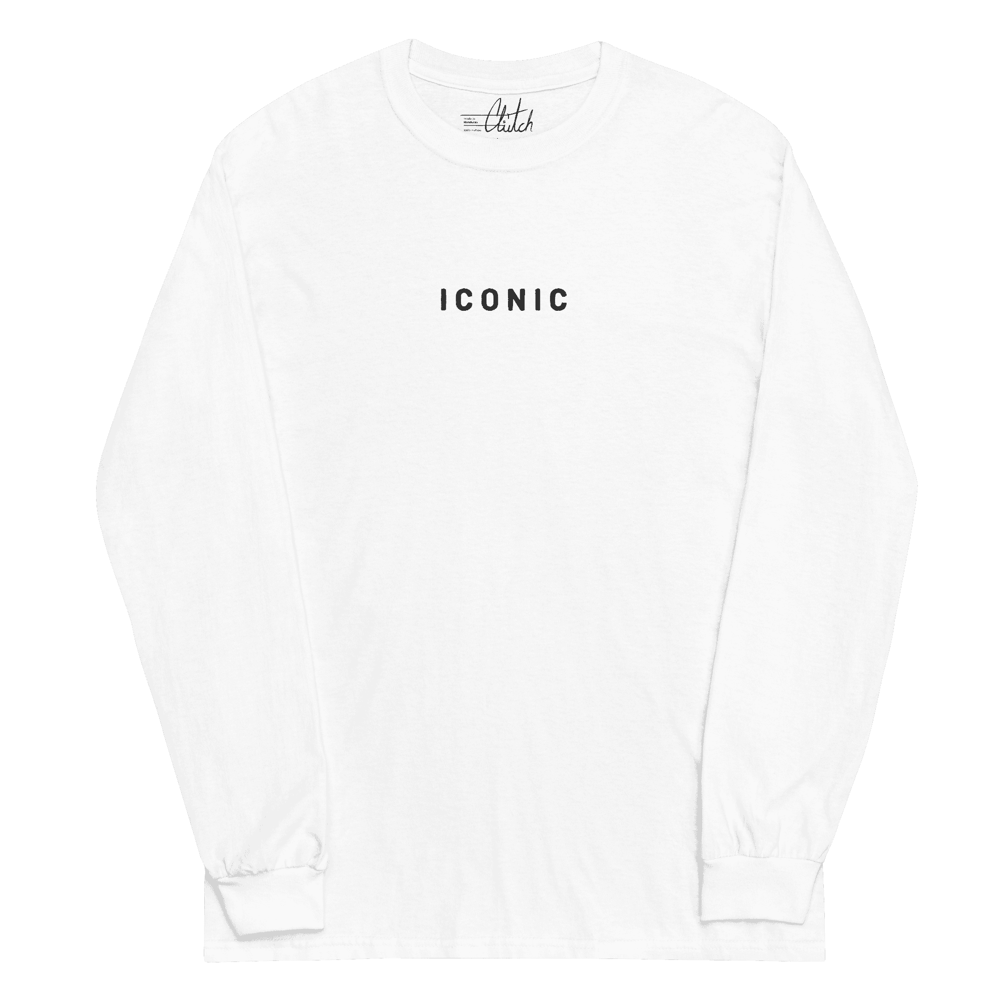 Touch Greatness | Back Print Long Sleeve Shirt - Clutch -