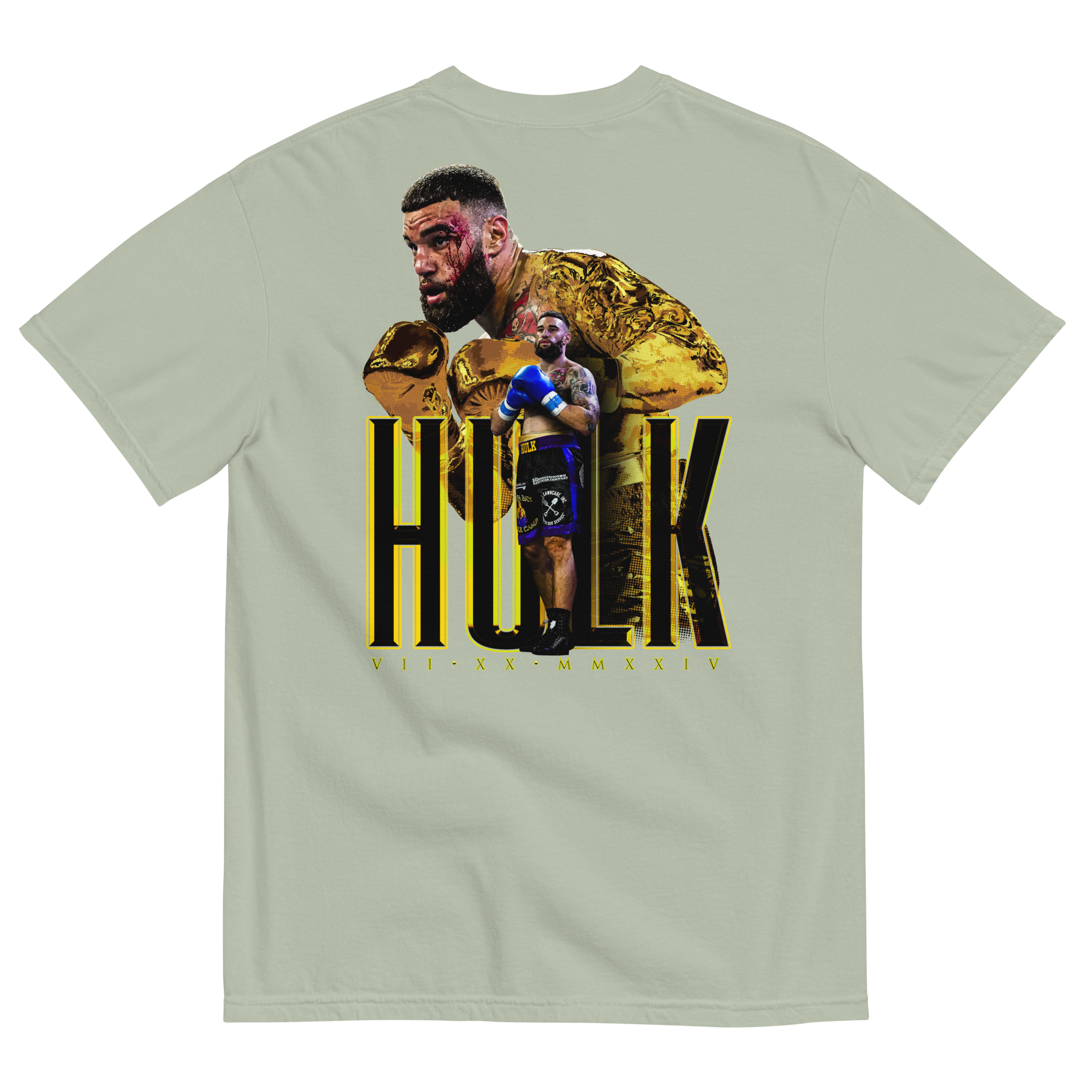 Golden Hulk | '3-0' Front Patch Heavy Cotton Tee