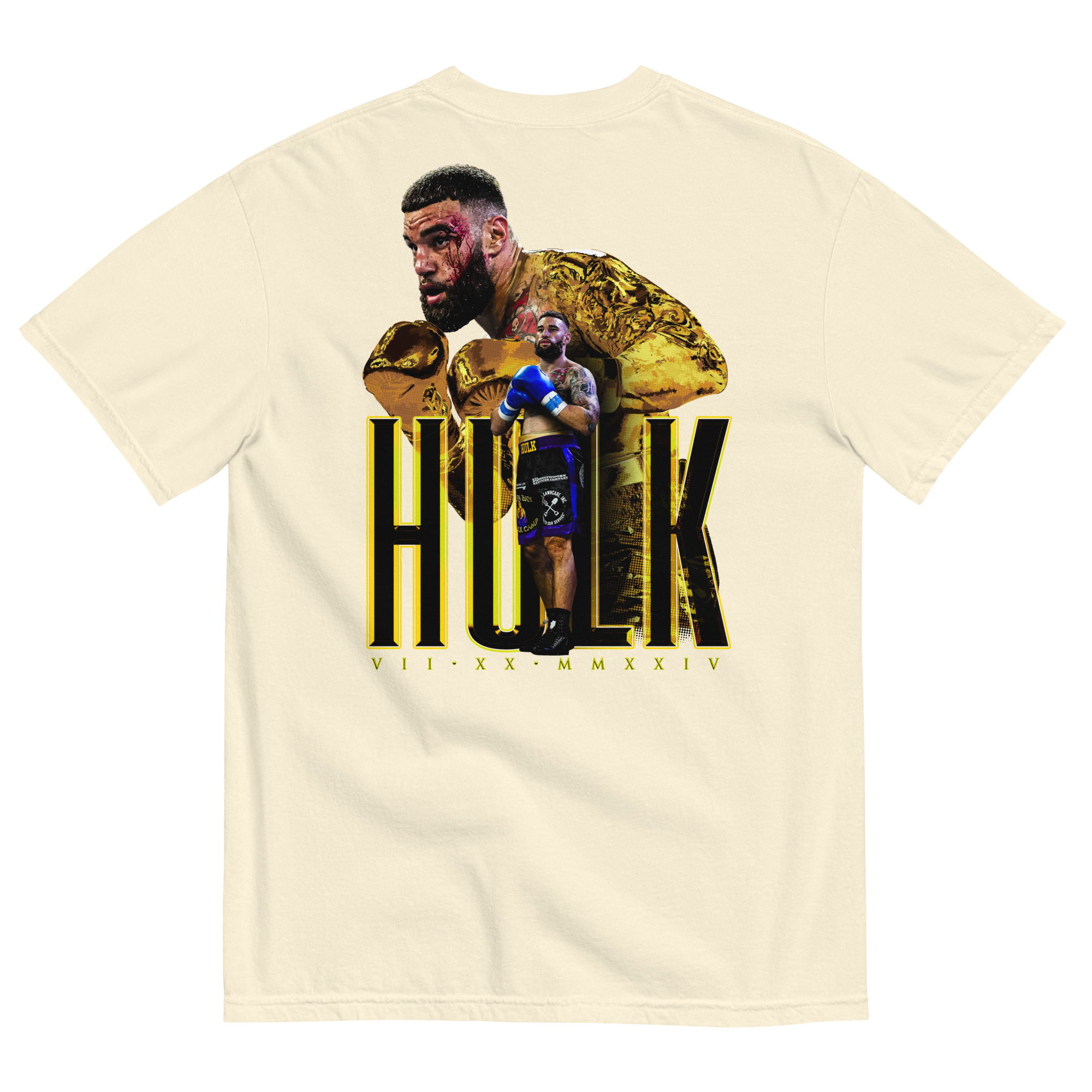Golden Hulk | '3-0' Front Patch Heavy Cotton Tee