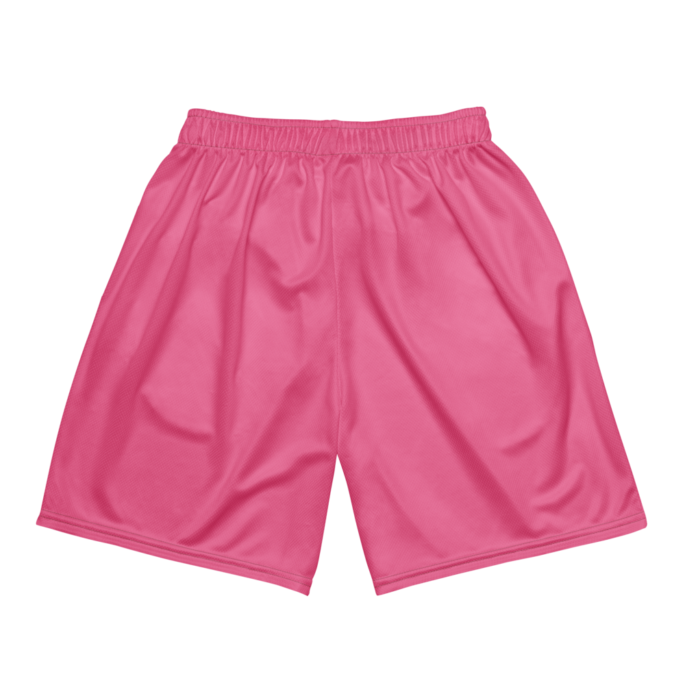 Dezman White | Jersey Style Mesh Shorts
