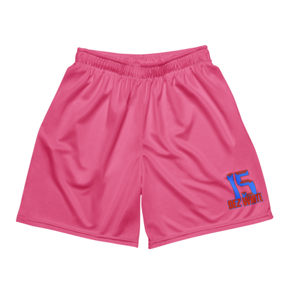 Dezman White | Jersey Style Mesh Shorts