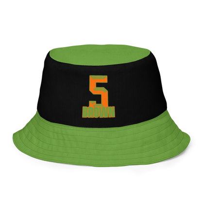 Travian Brown | Jersey Style Reversible Bucket Hat