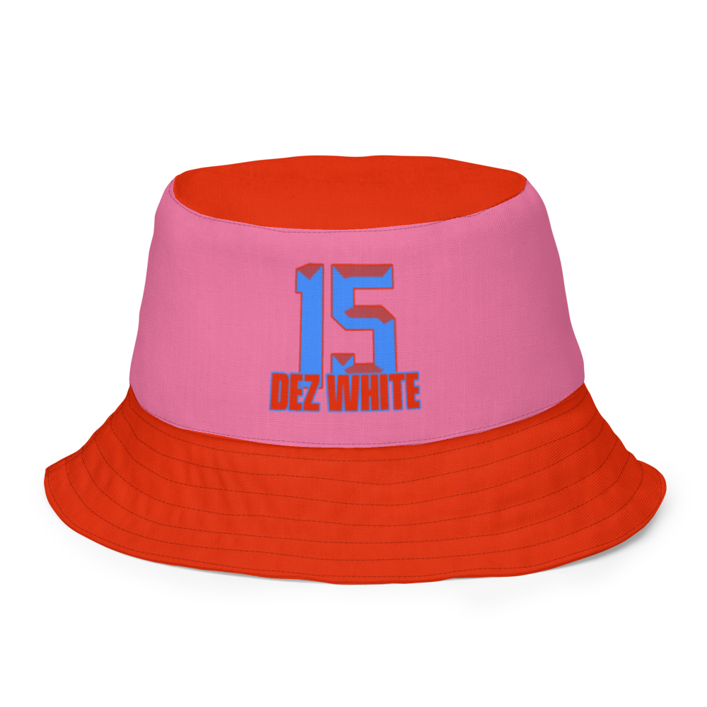 Dezman White | Jersey Style Reversible Bucket Hat