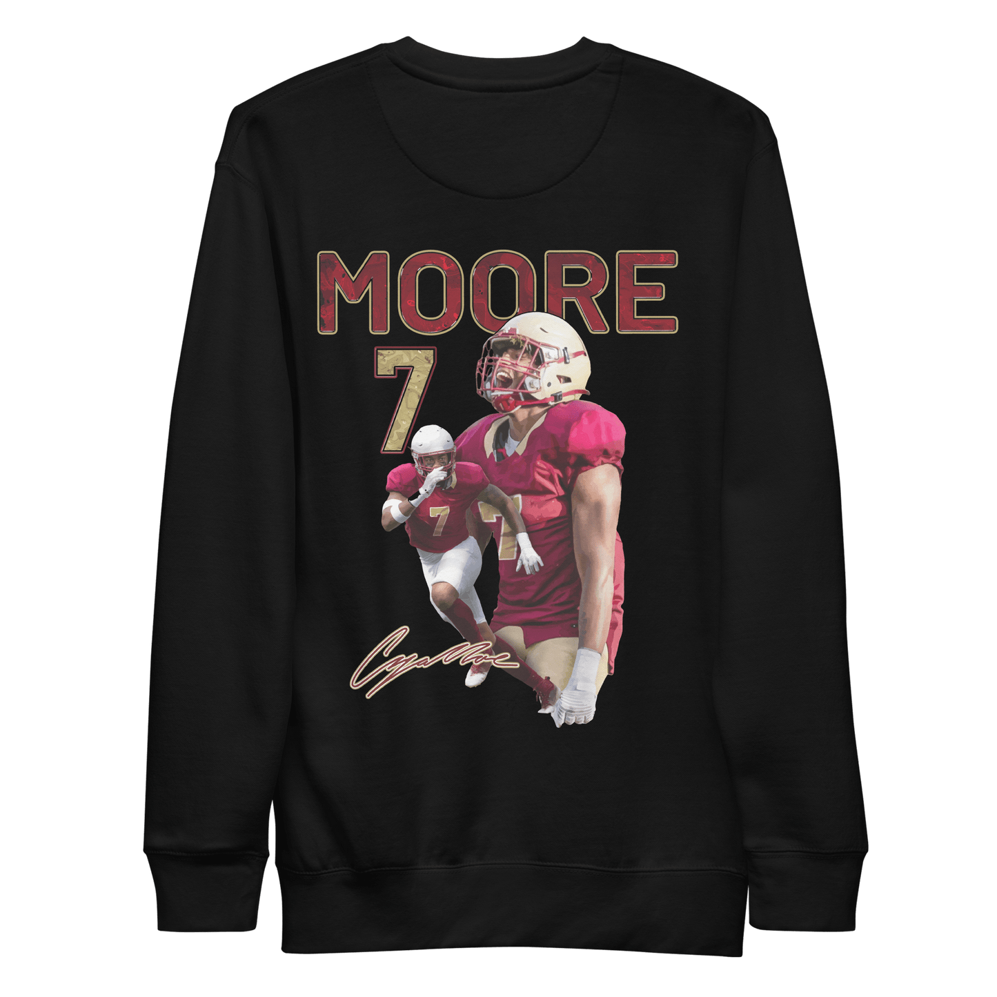 Cazeem Moore | Mural Crewneck Sweatshirt - Clutch -