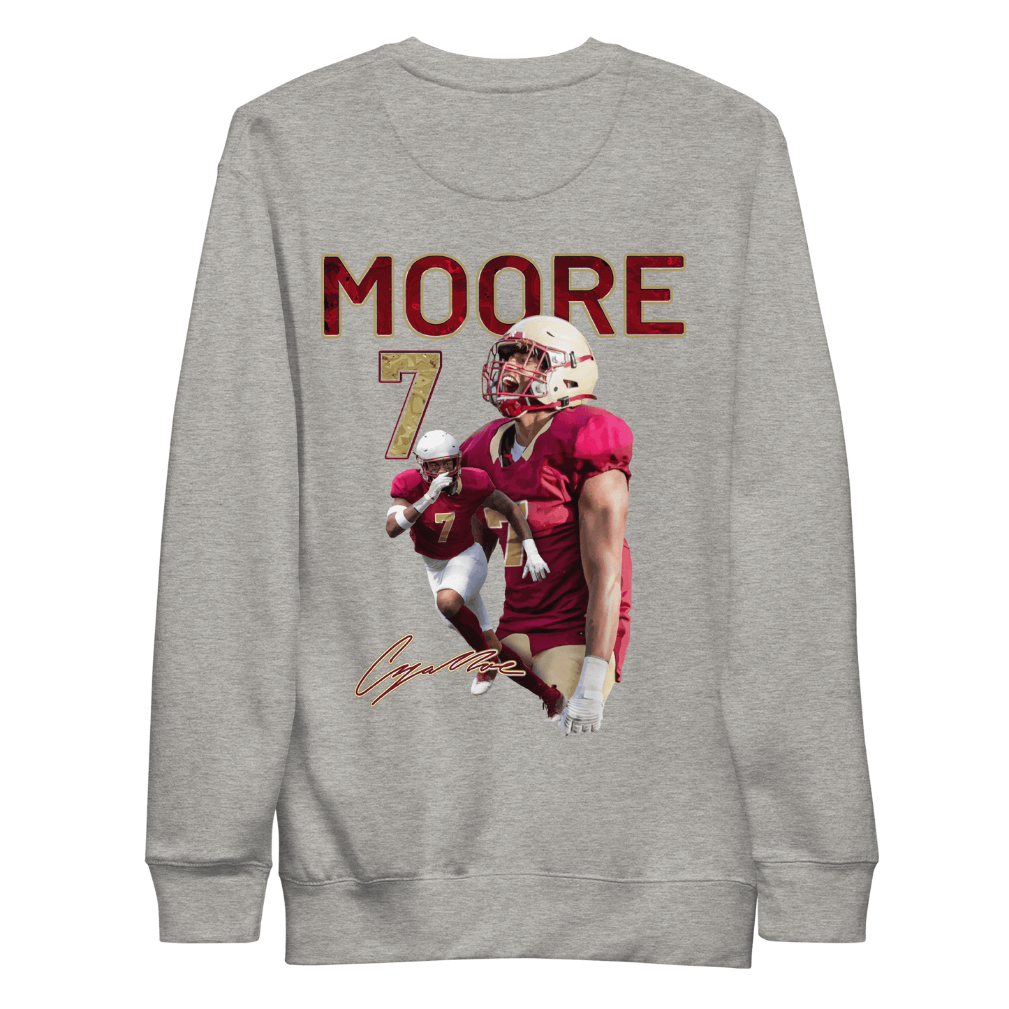 Cazeem Moore | Mural Crewneck Sweatshirt - Clutch -