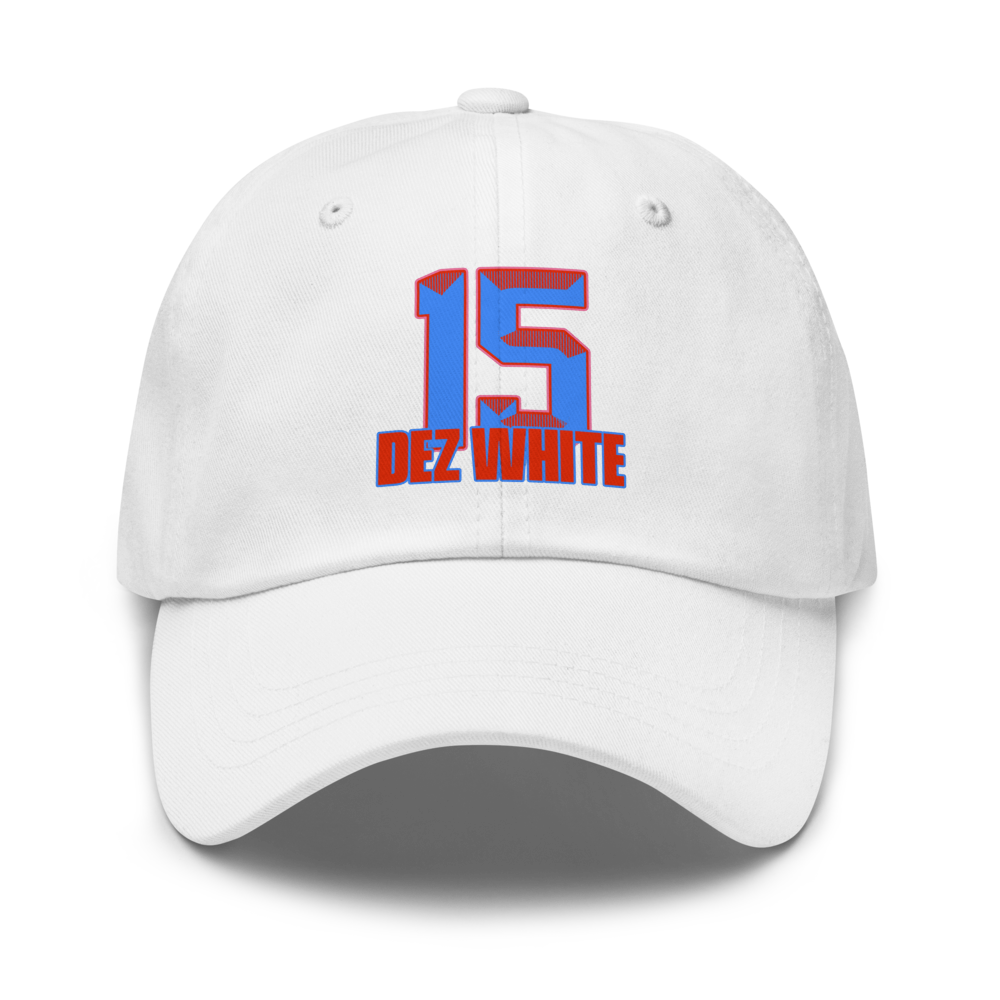 Dezman White | Jersey Style Dad Hat