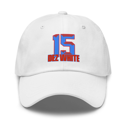 Dezman White | Jersey Style Dad Hat