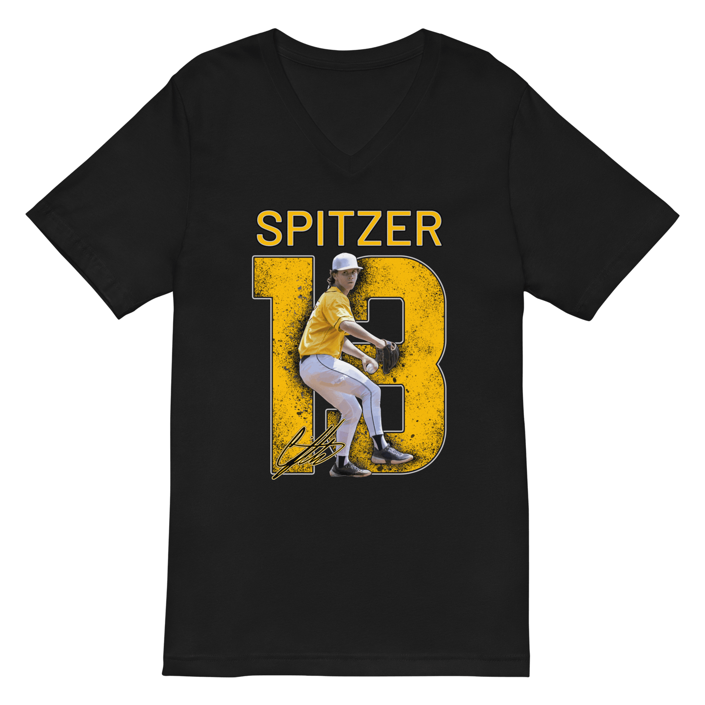 Cole Spitzer | Mural V-neck T-shirt - Clutch -