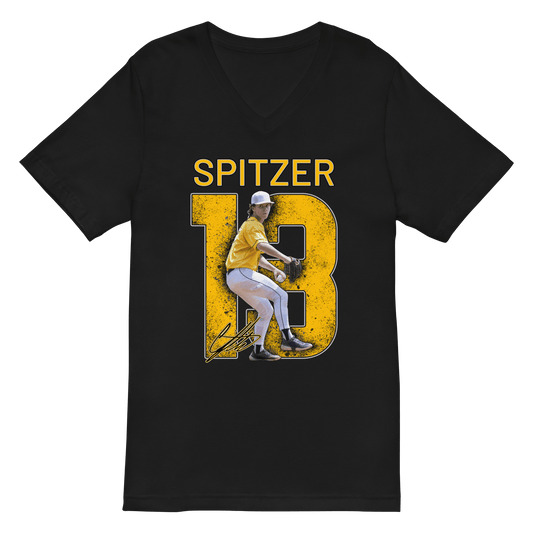 Cole Spitzer | Mural V-neck T-shirt - Clutch -