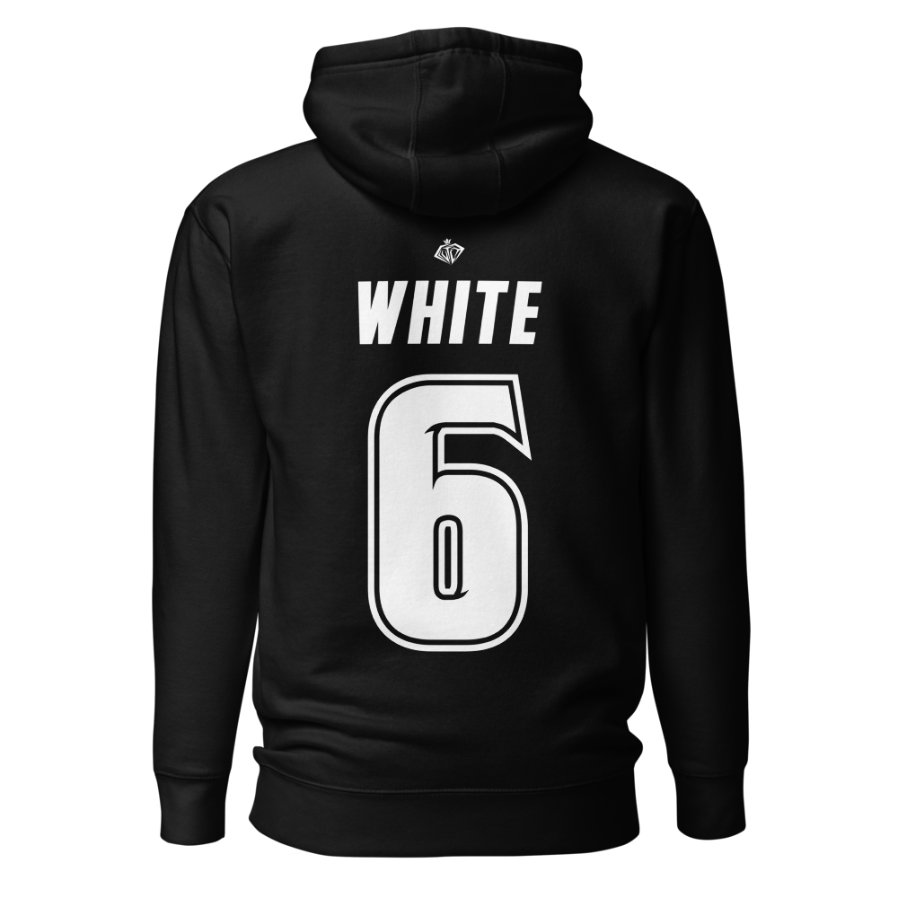 Sarah White | Black & White Premium Hoodie