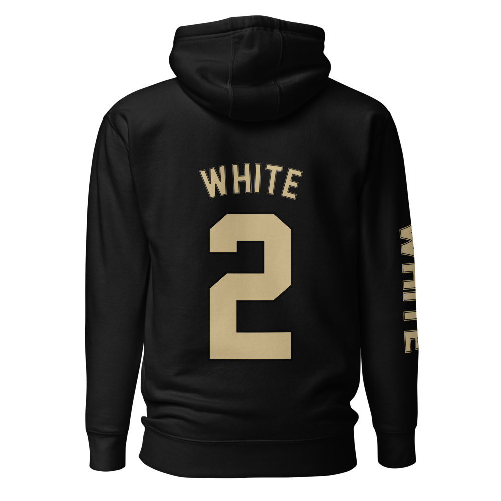 Trace White | Jersey Style Hoodie