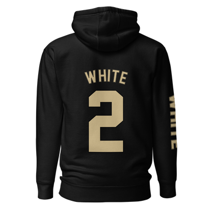 Trace White | Jersey Style Hoodie