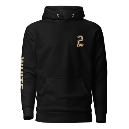 Trace White | Jersey Style Hoodie