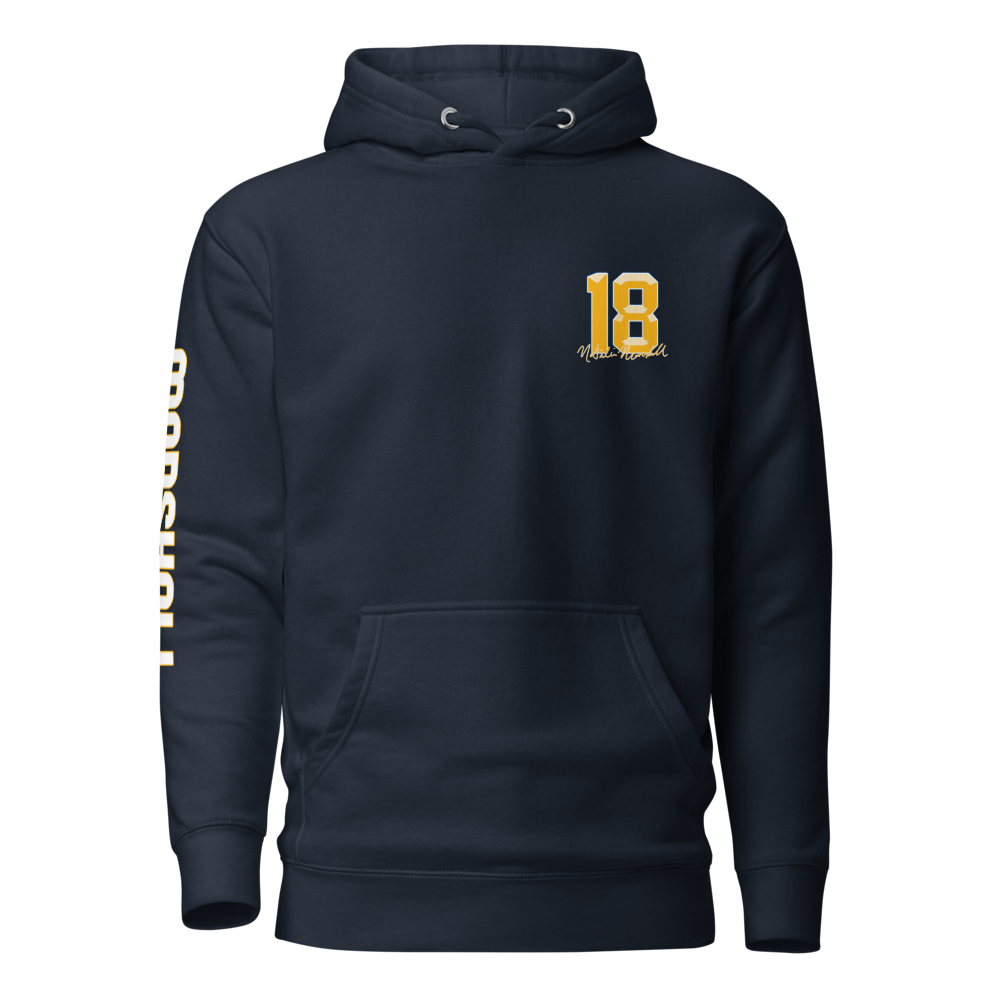 Natalie Marshall | Jersey Style Hoodie
