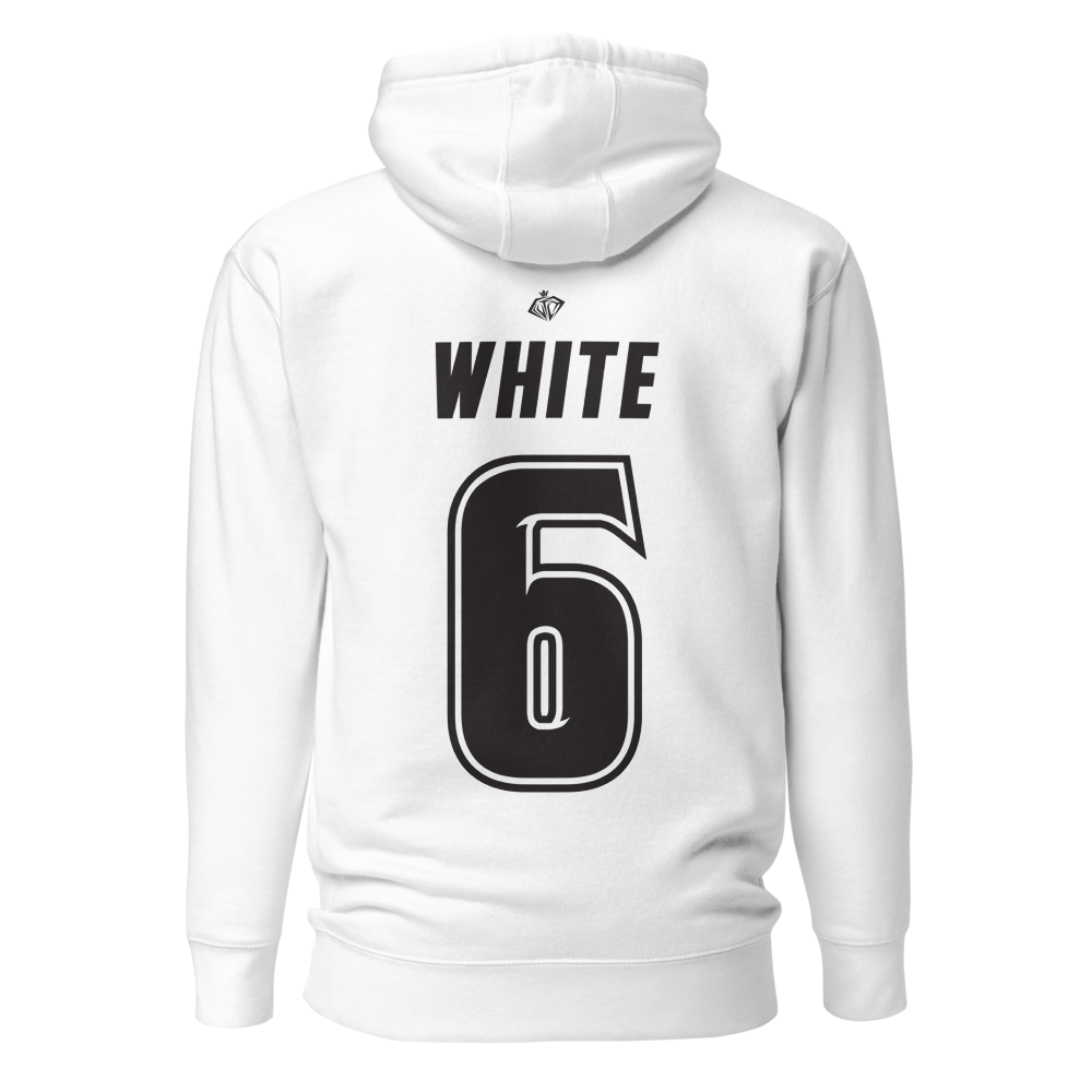 Sarah White | Black & White Premium Hoodie