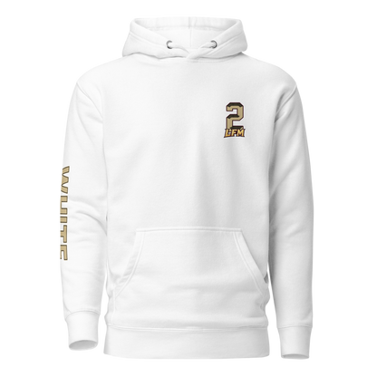 Trace White | Jersey Style Hoodie