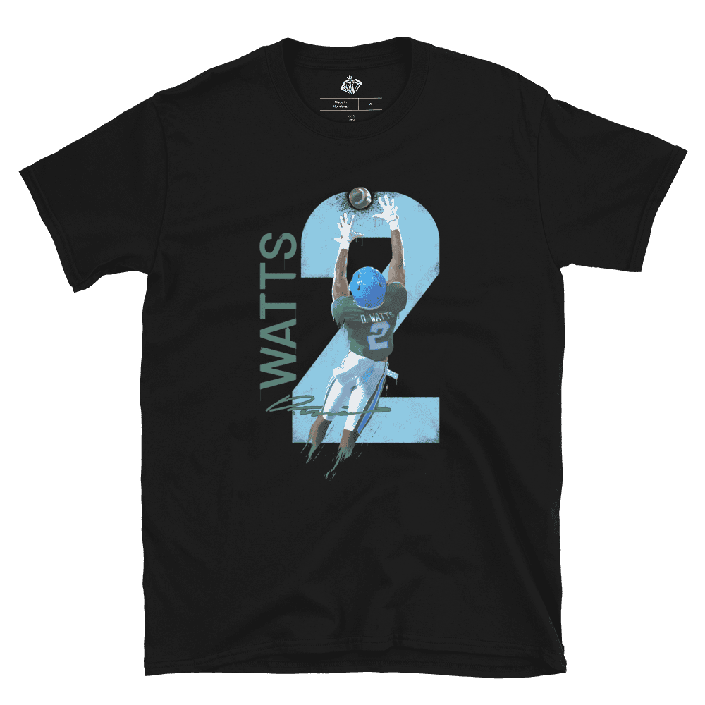 Duece Watts | Mural Front Print T-shirt - Clutch - Clothing