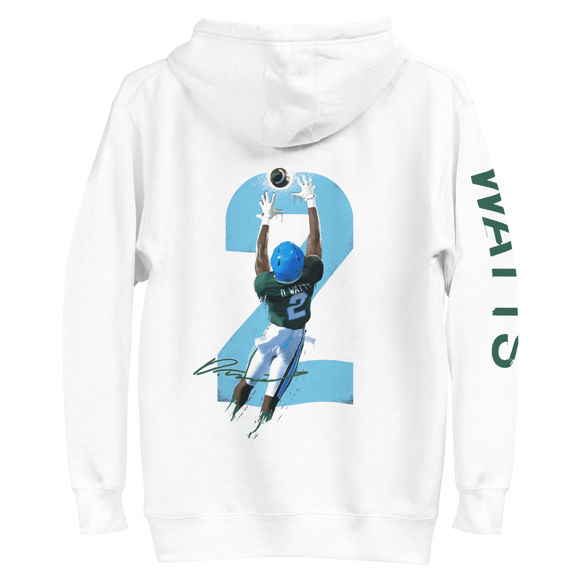 Duece Watts | Mural Hoodie - Clutch - Clothing