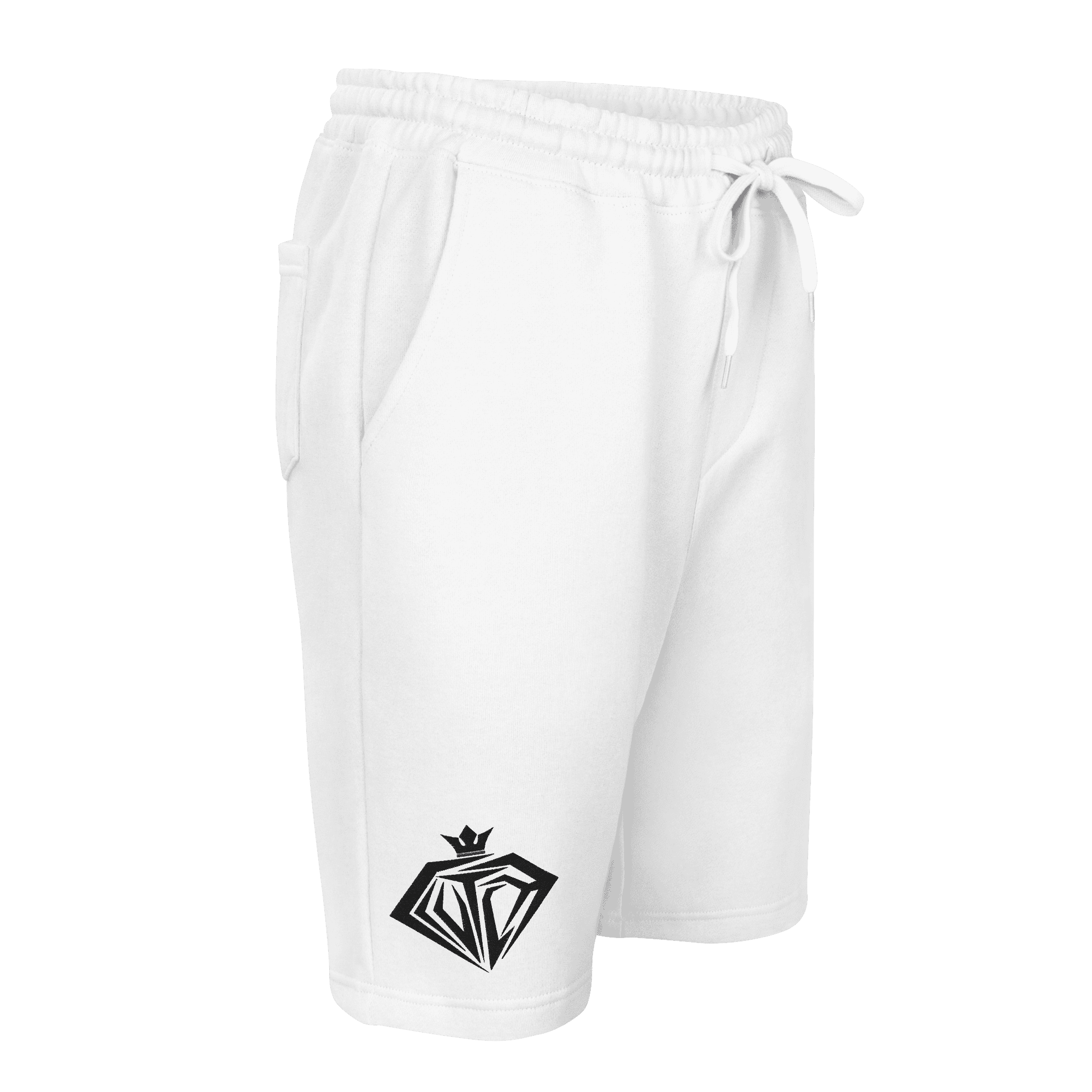 Embroidered Fleece Shorts - Clutch - Clothing