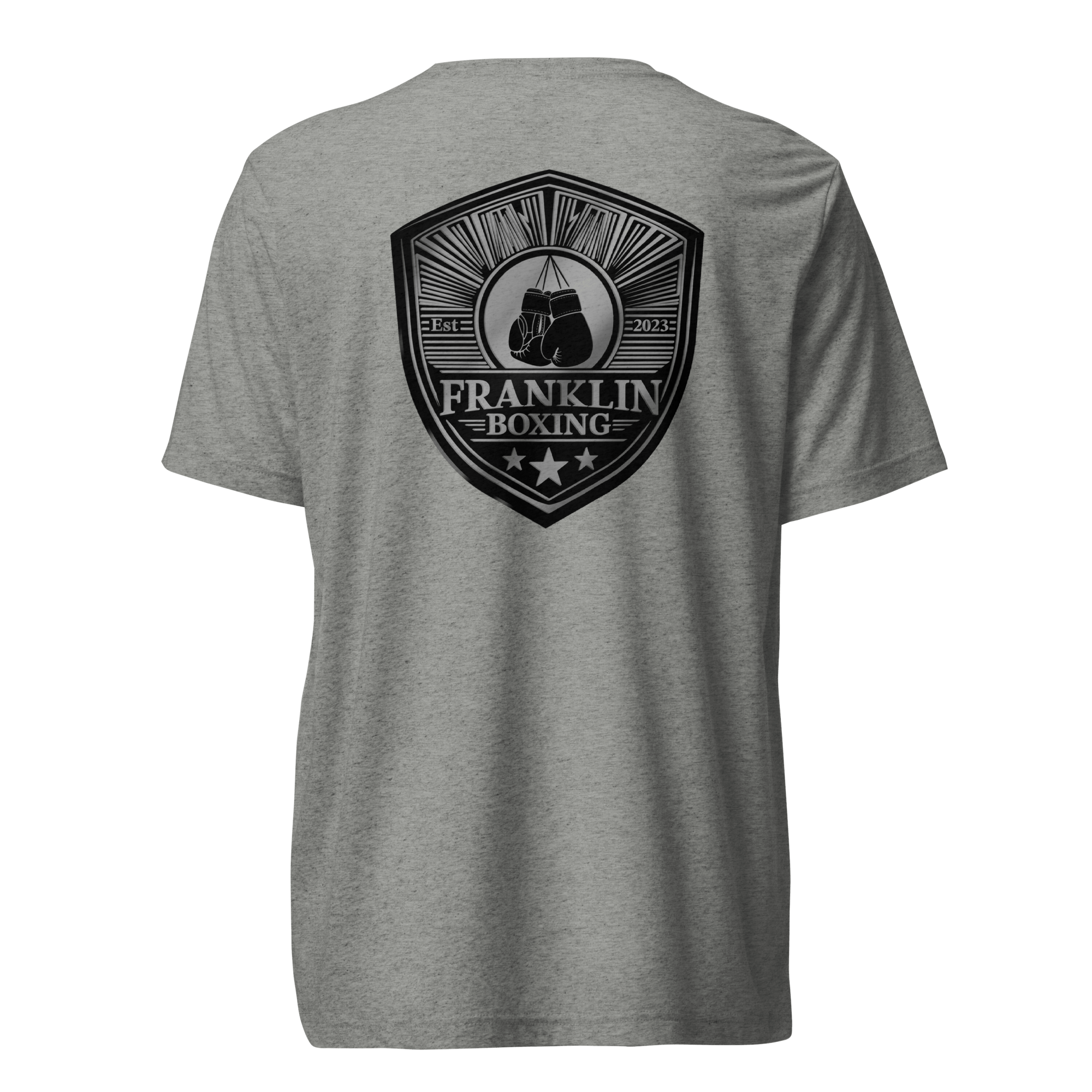 Franklin Boxing | Black Performance Shirt Printed Back - Clutch -