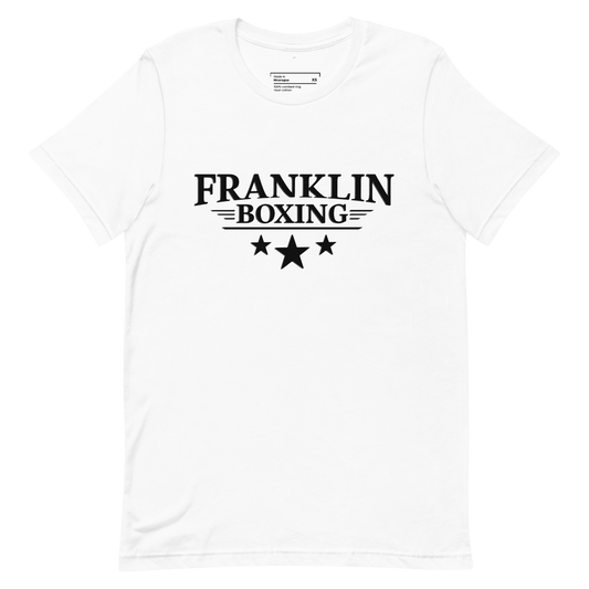 Franklin Boxing | Black Staple Cotton Shirt Printed Back - Clutch -