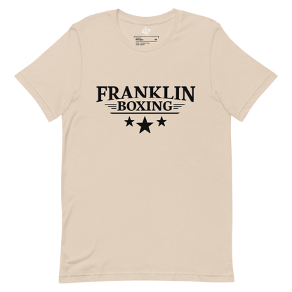 Franklin Boxing | Black Staple Cotton Shirt Printed Back - Clutch -
