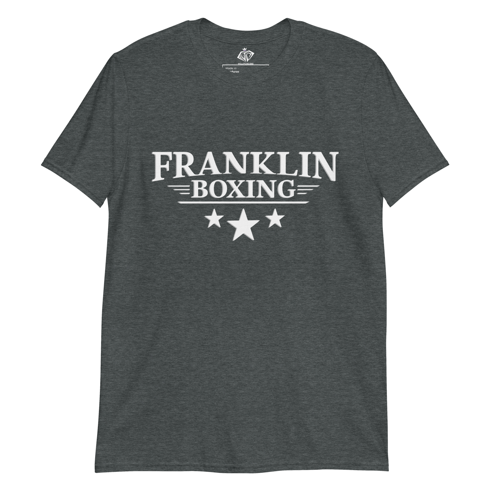 Franklin Boxing | White Classic Cotton Shirt Printed Back - Clutch -